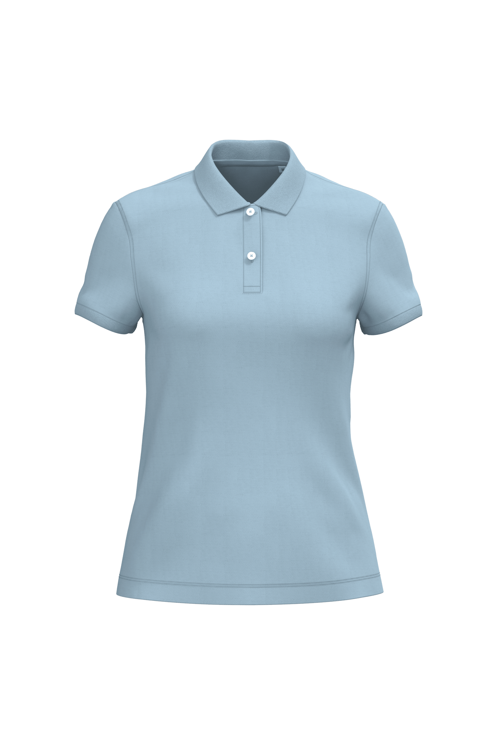 Native Spirit NS208 Bio-Poloshirt Aquamarine – Vorderseite