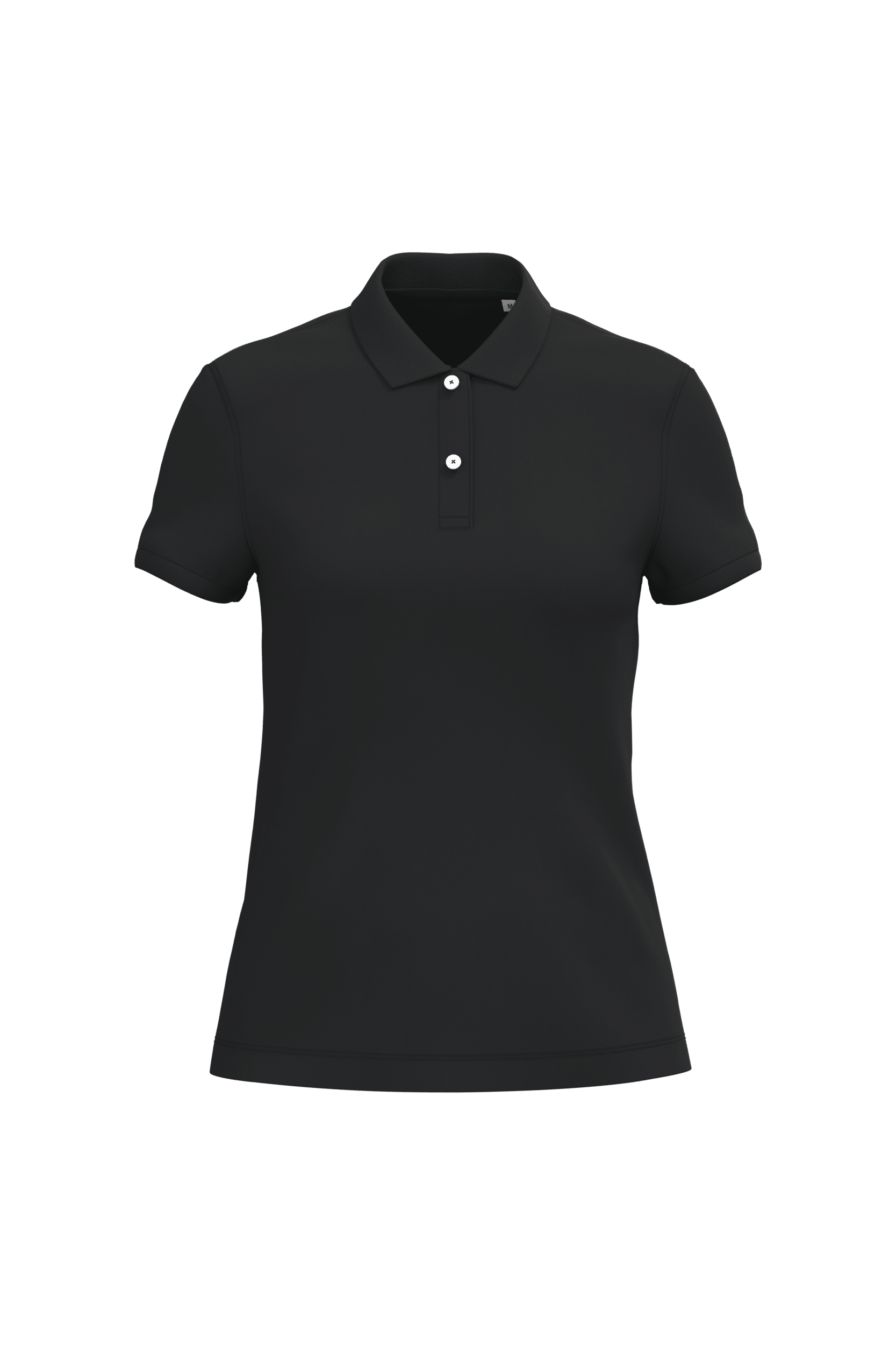 Native Spirit NS208 Bio-Poloshirt Black – Vorderseite
