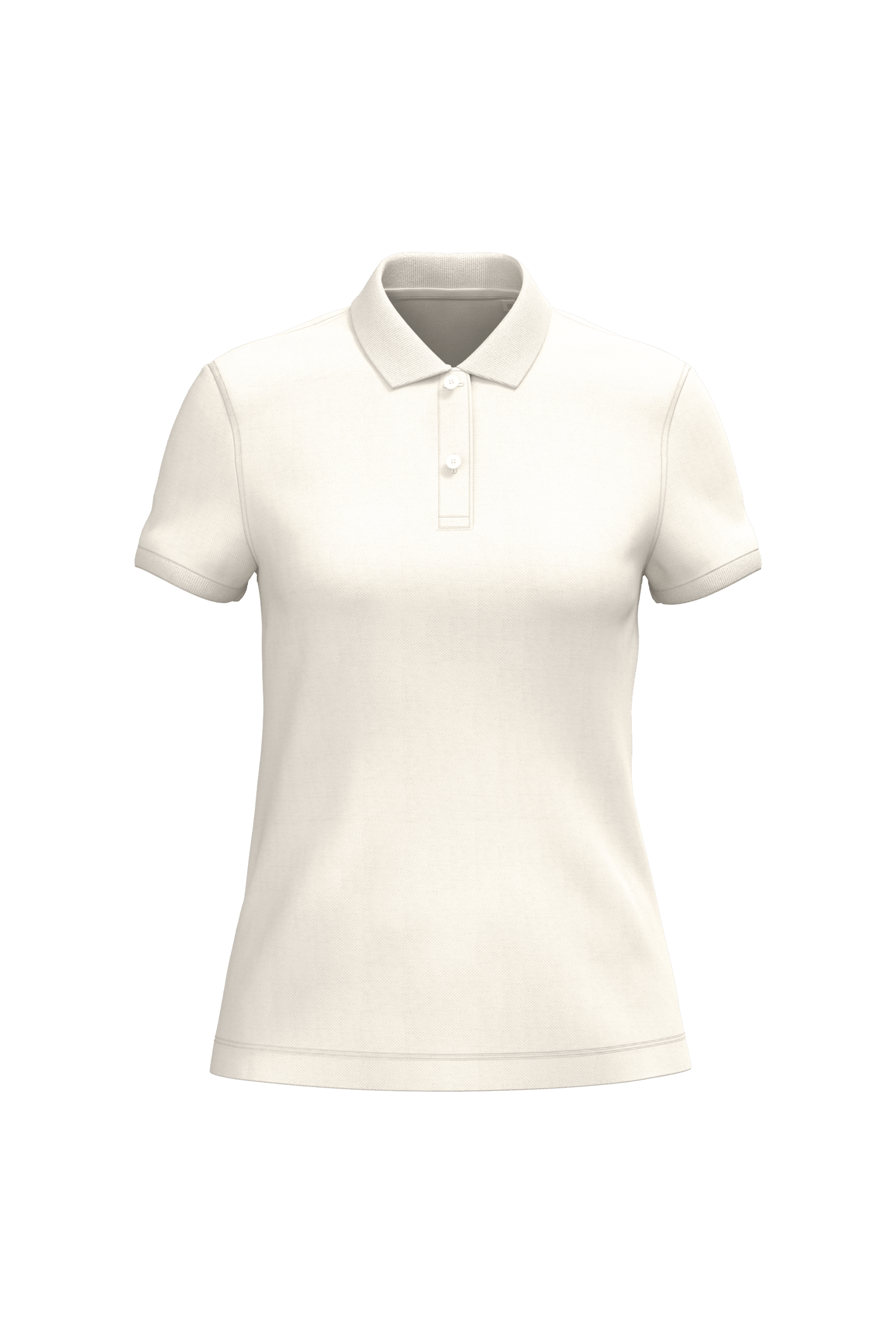 Native Spirit NS208 Bio-Poloshirt Ivory – Vorderseite