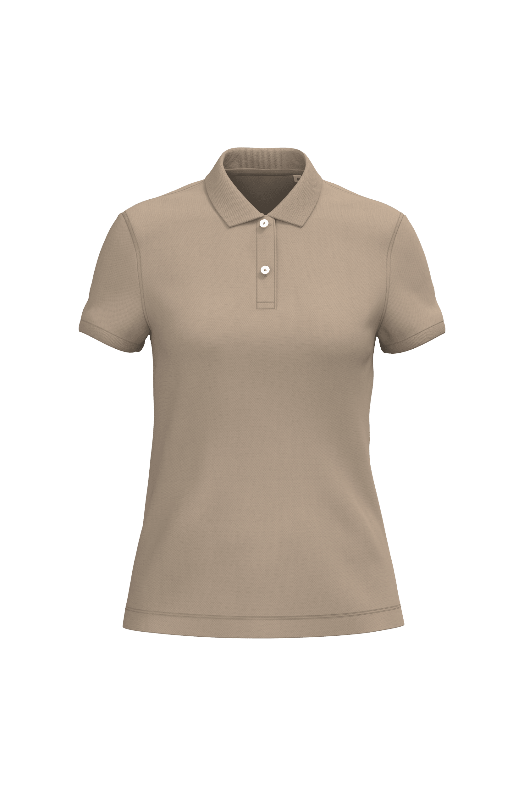 Native Spirit NS208 Bio-Poloshirt Wet Sand – Vorderseite