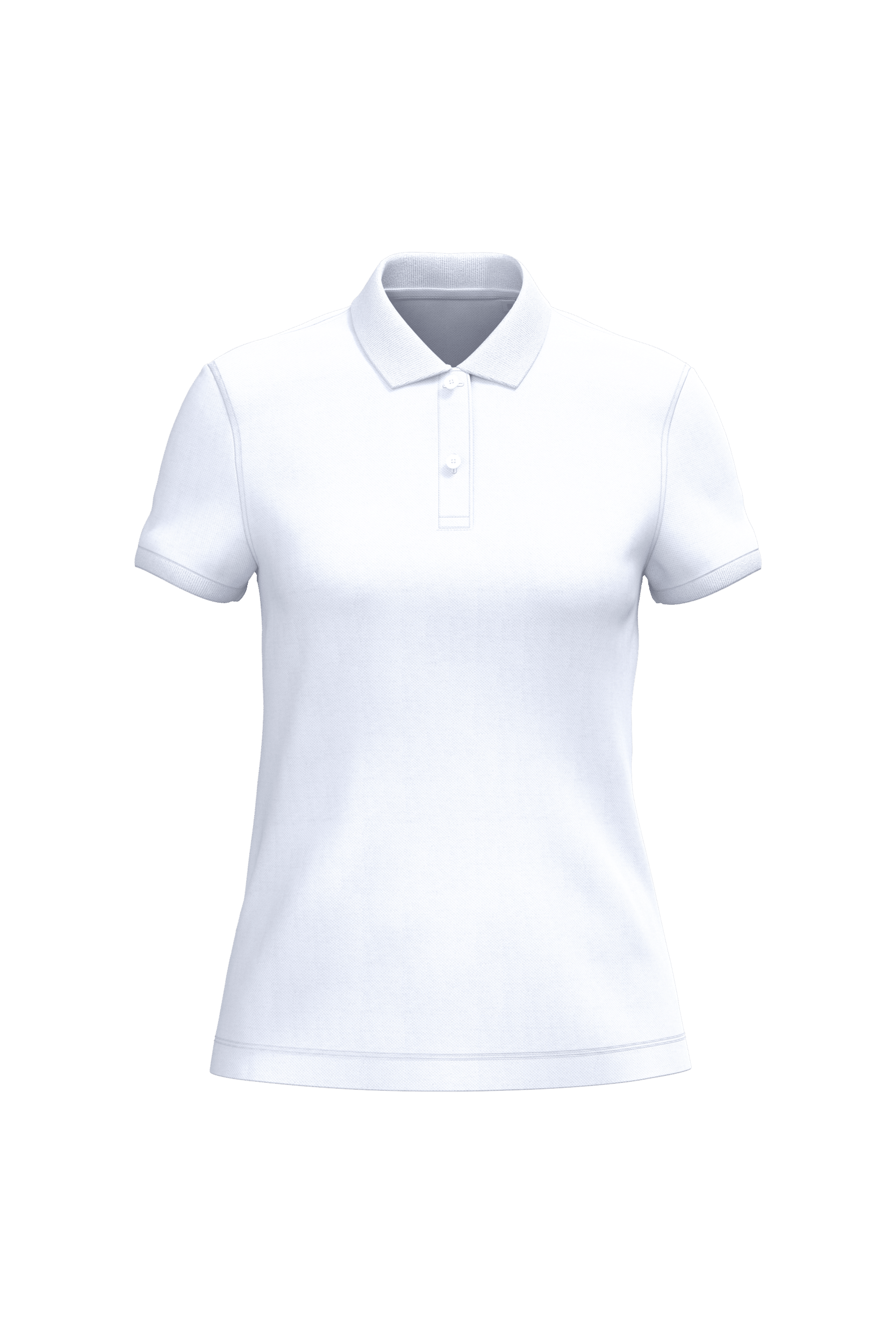 Native Spirit NS208 Bio-Poloshirt White – Vorderseite