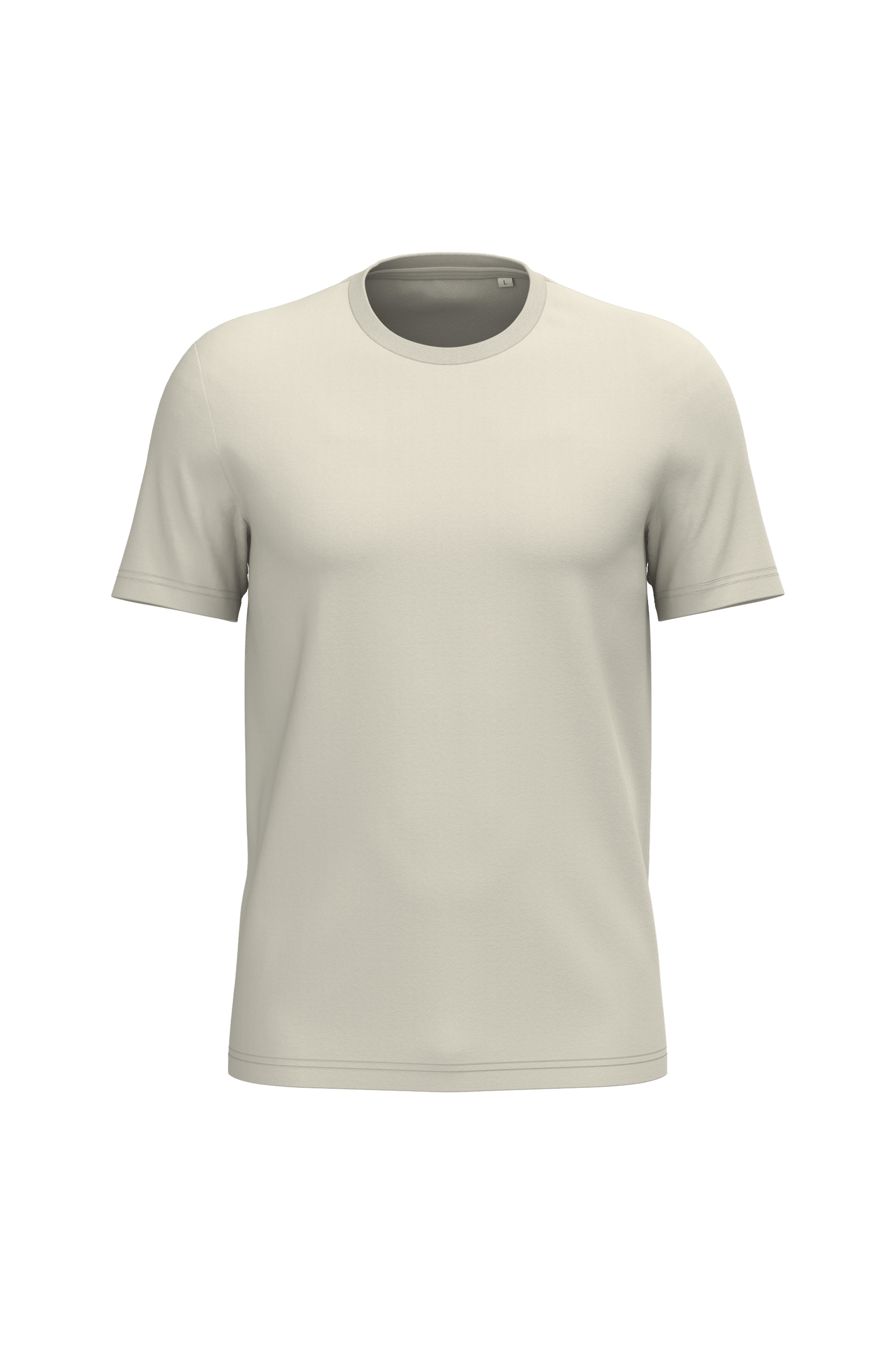Native Spirit NS300 Bio-T-Shirt Beige Cream – Vorderseite