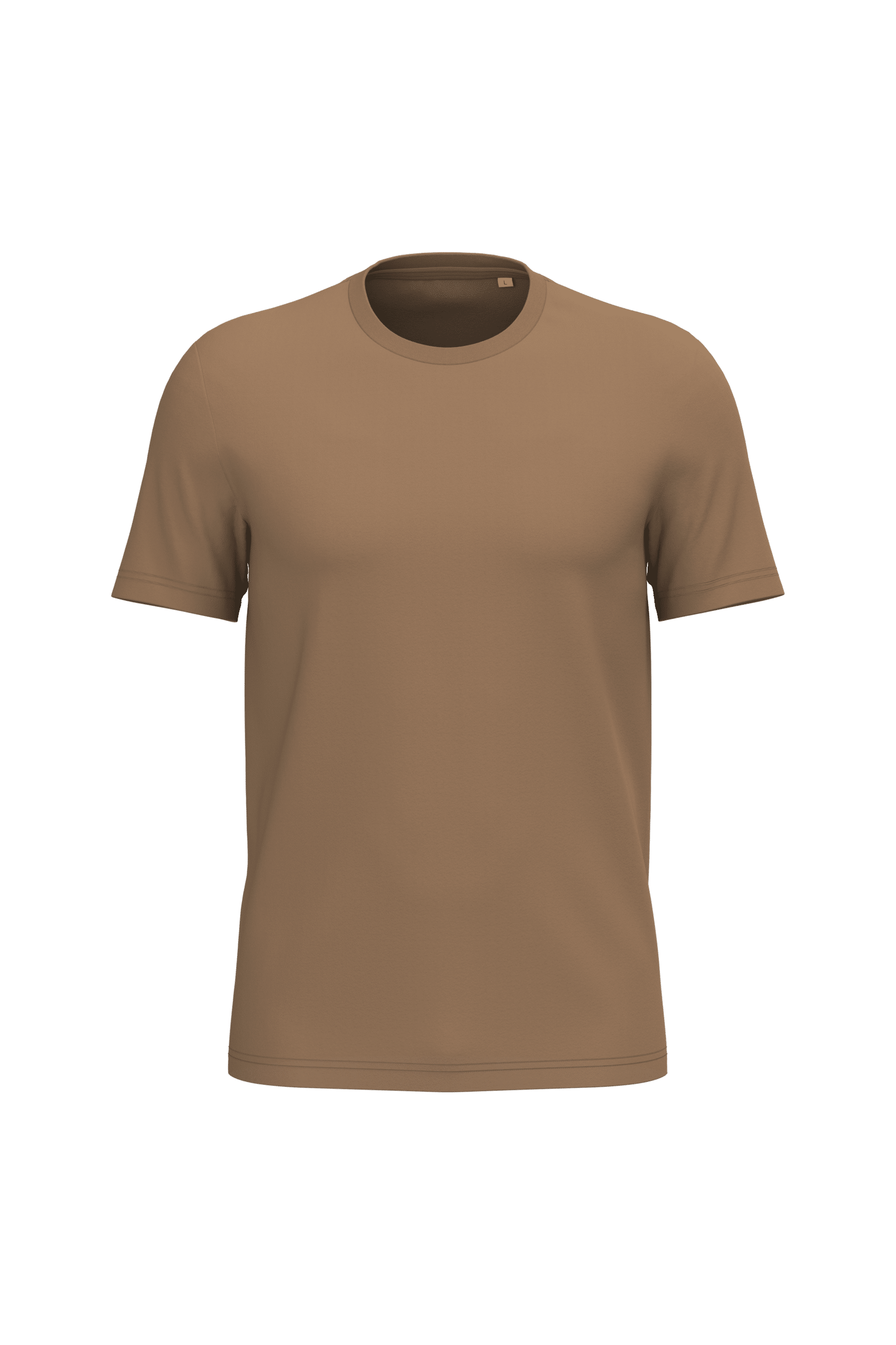 Native Spirit NS300 Bio-T-Shirt Dark camel – Vorderseite