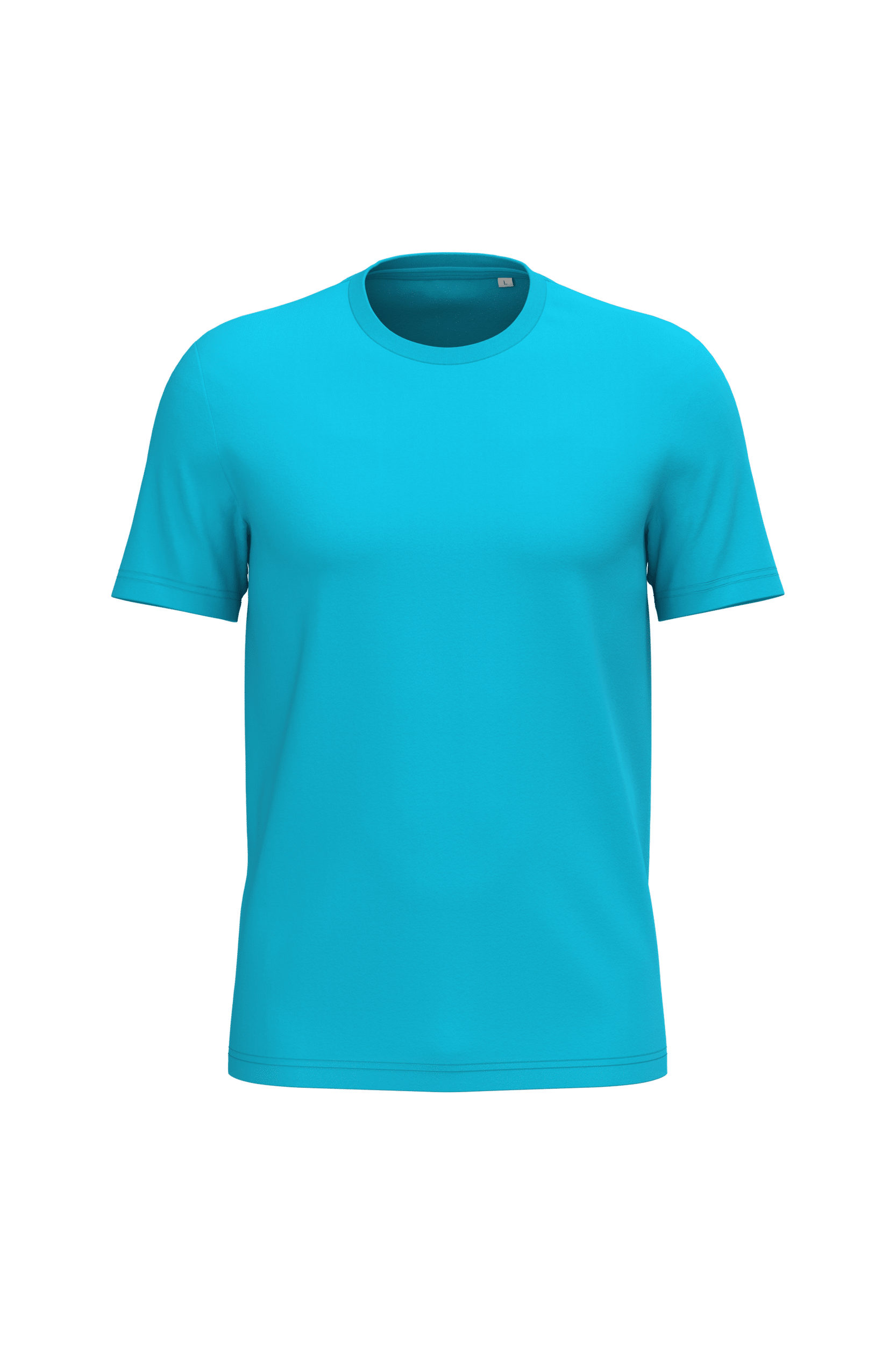Native Spirit NS300 Bio-T-Shirt Light Turquoise – Vorderseite