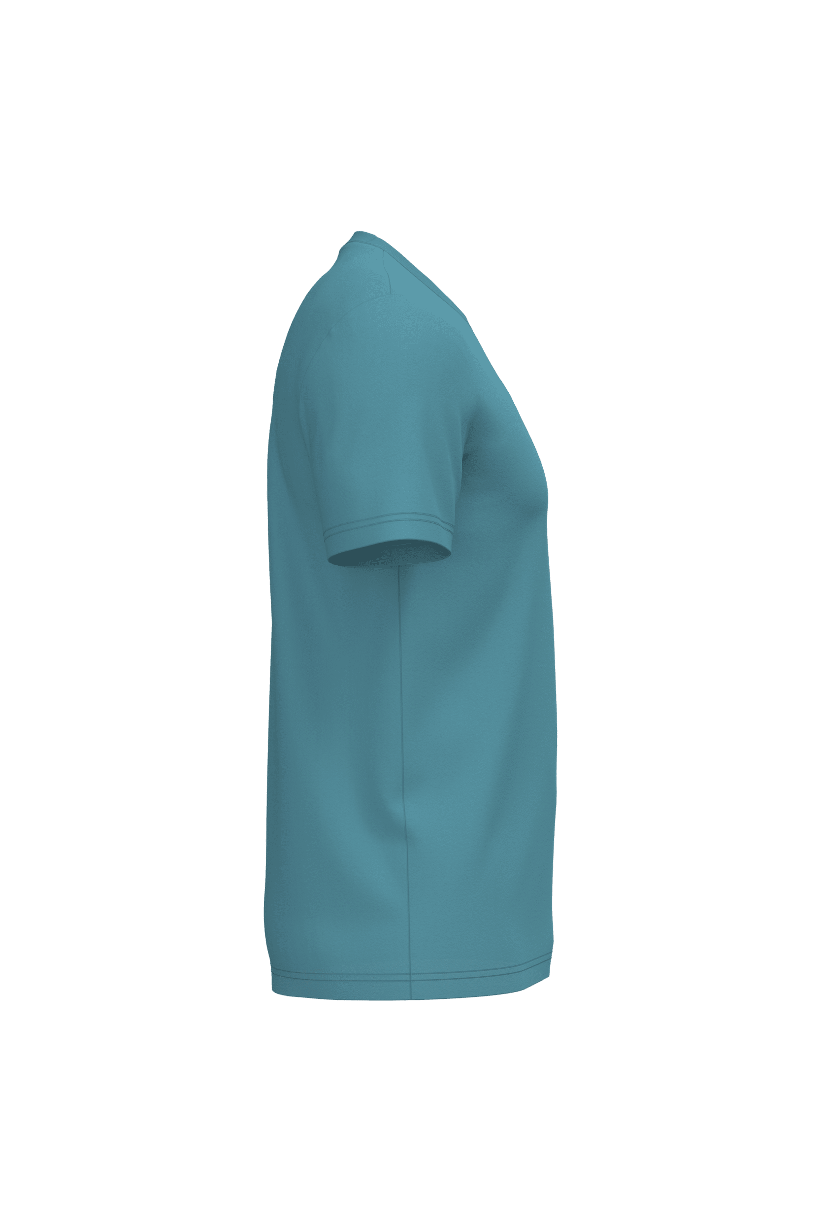 Native Spirit NS300 Bio-T-Shirt Adriatic Blue – Seitenansicht