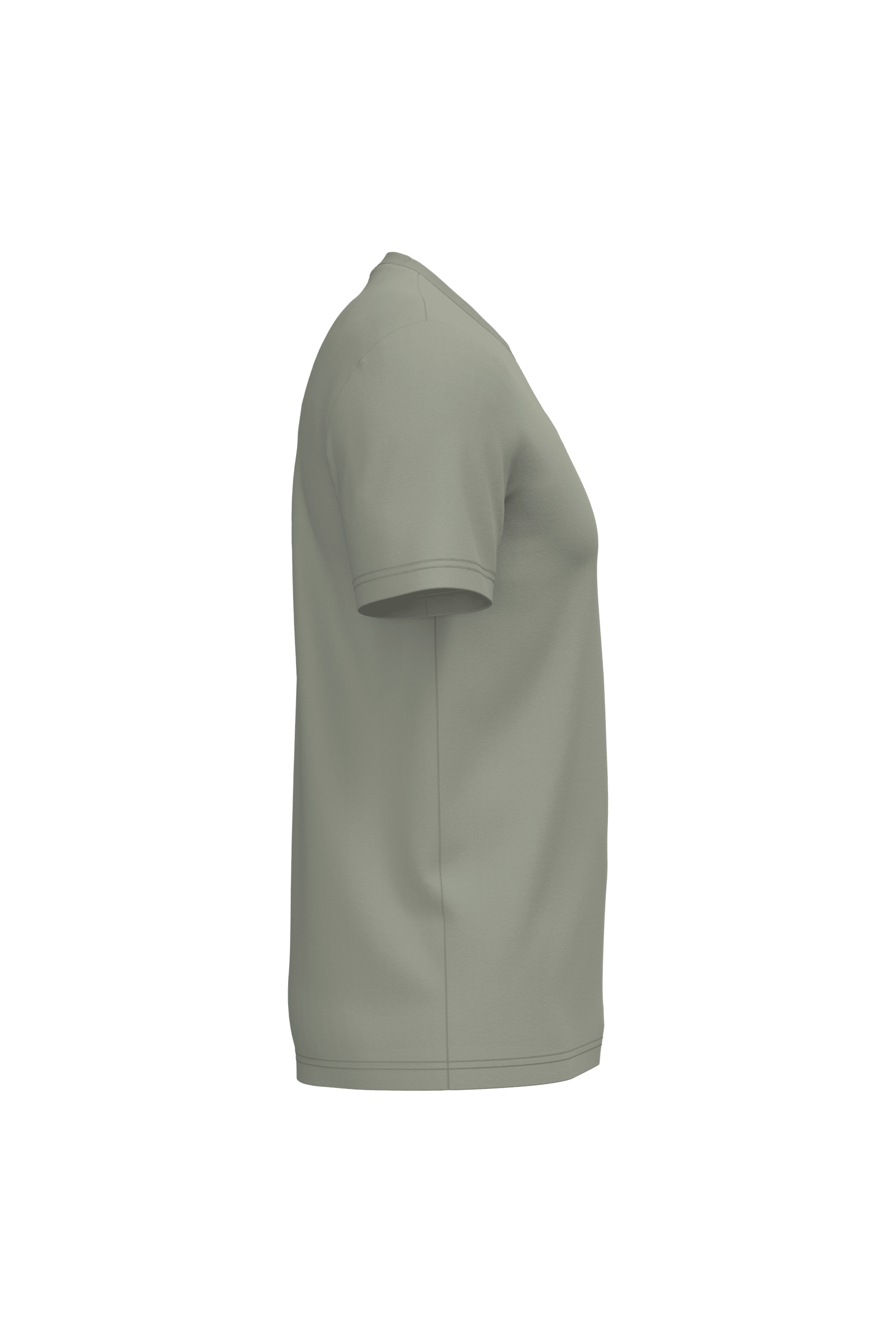 Native Spirit NS300 Bio-T-Shirt Almond Green – Seitenansicht