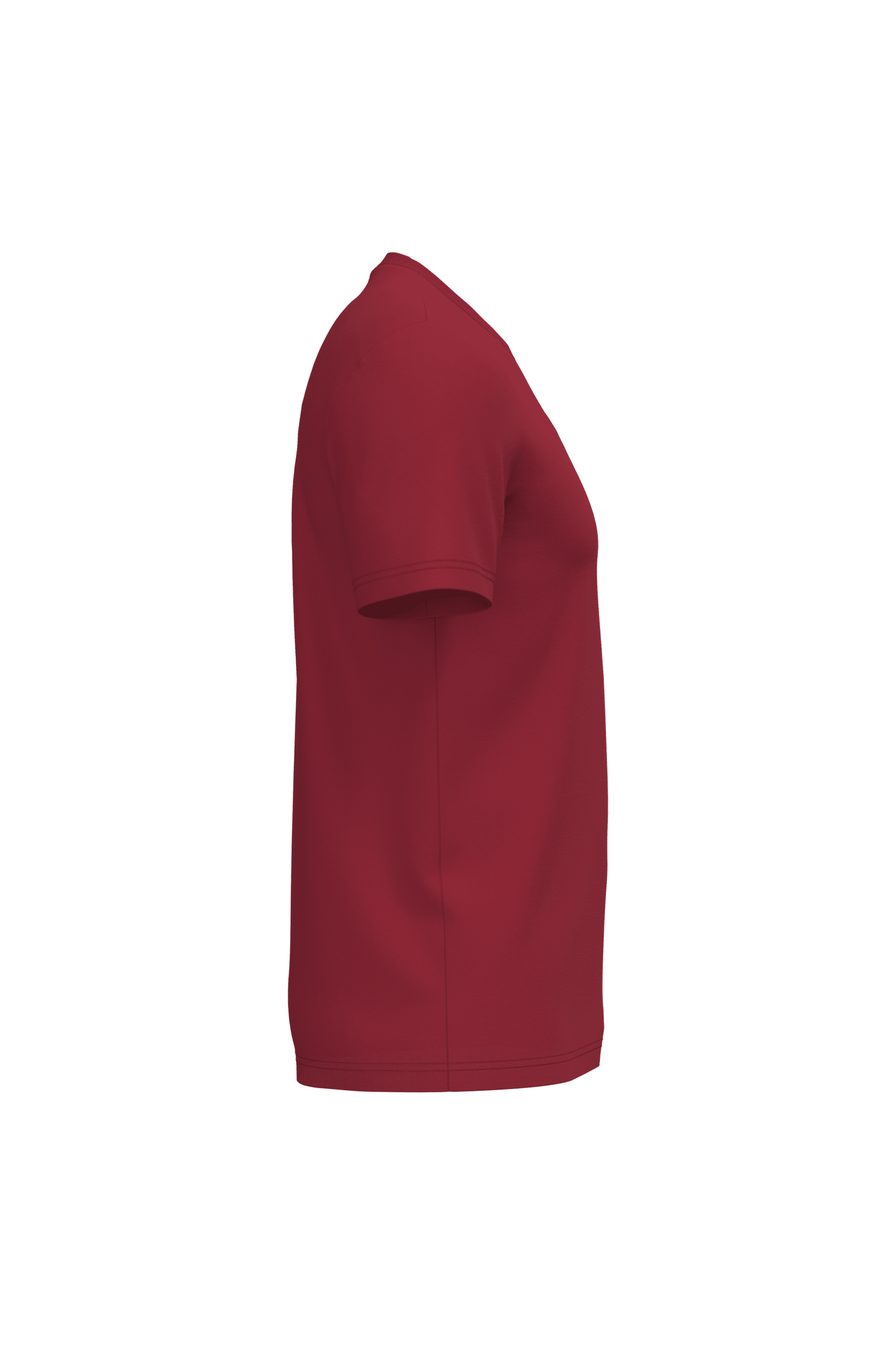 Native Spirit NS300 Bio-T-Shirt Hibiscus Red – Seitenansicht