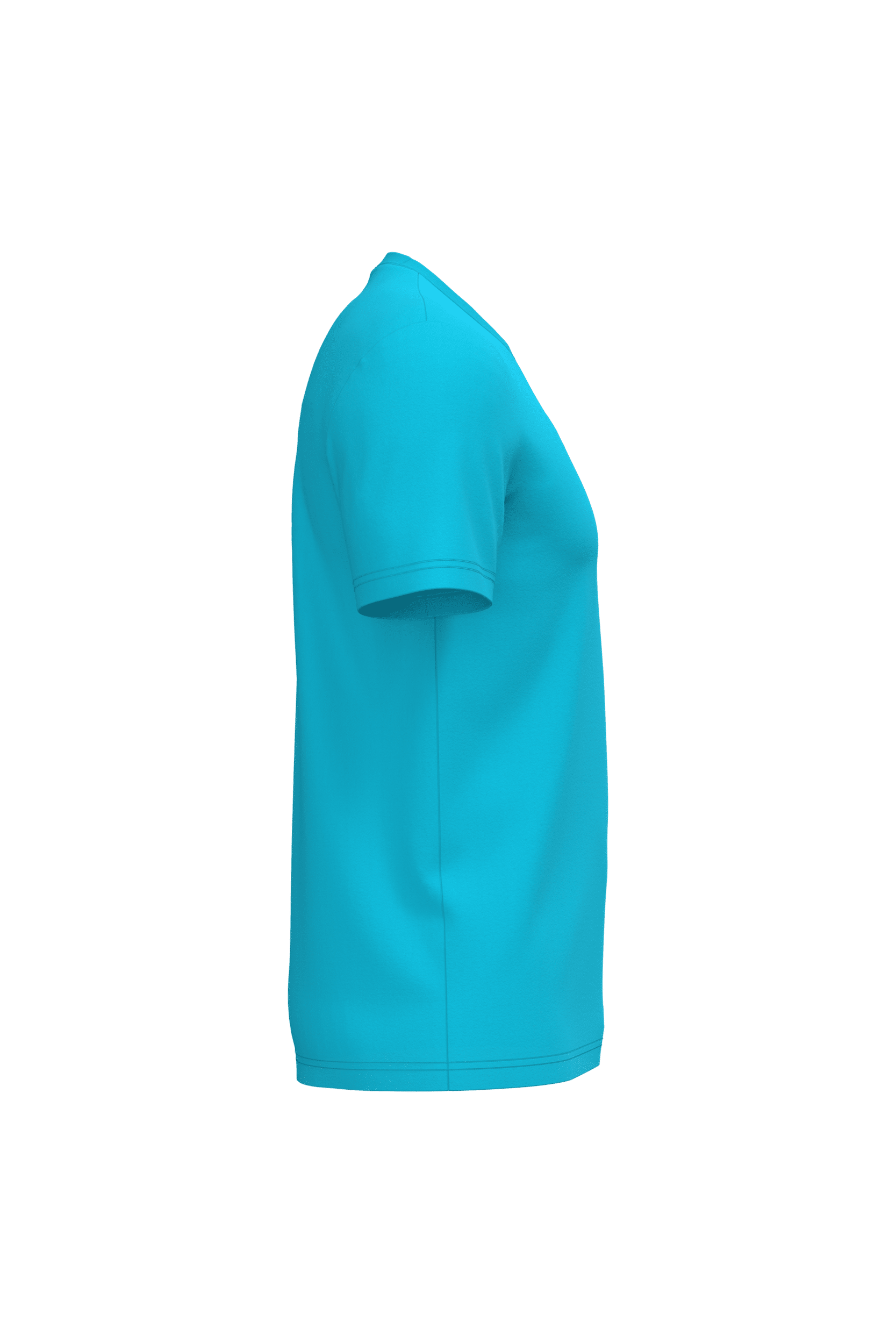 Native Spirit NS300 Bio-T-Shirt Light Turquoise – Seitenansicht