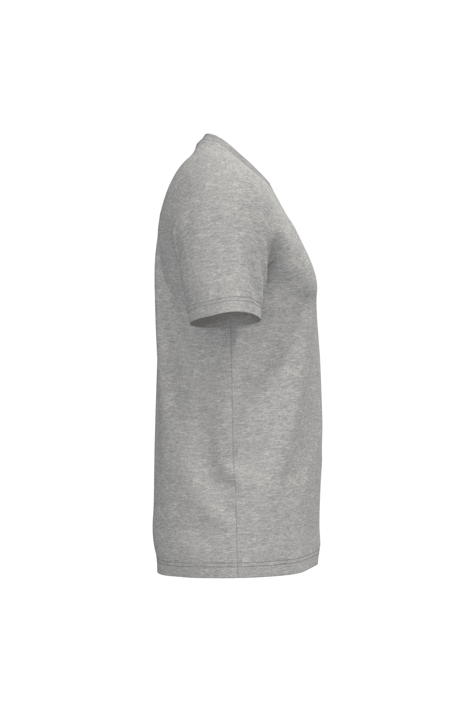 Native Spirit NS300 Bio-T-Shirt Moon Grey Heather – Seitenansicht