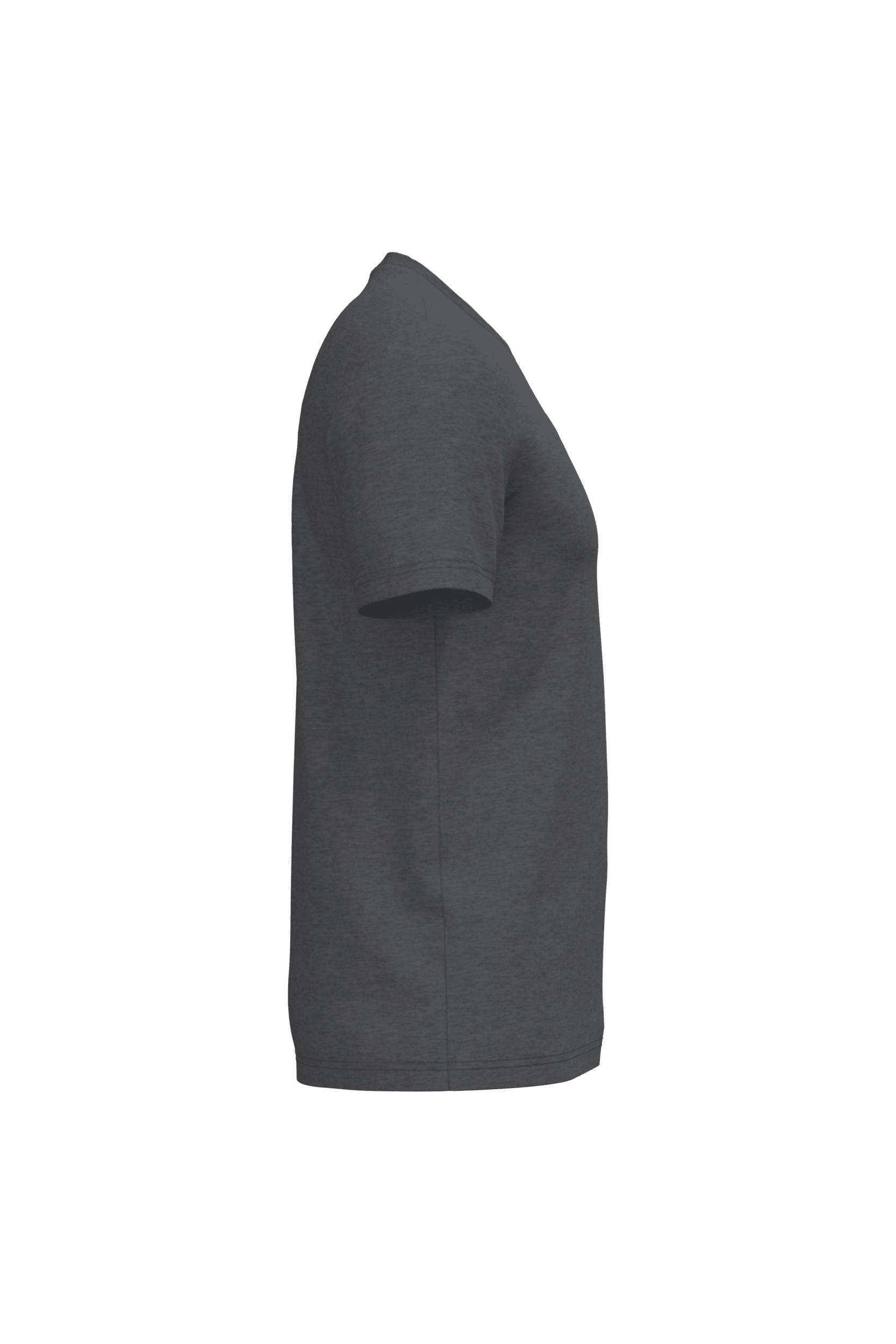 Native Spirit NS300 Bio-T-Shirt Volcano Grey Heather – Seitenansicht