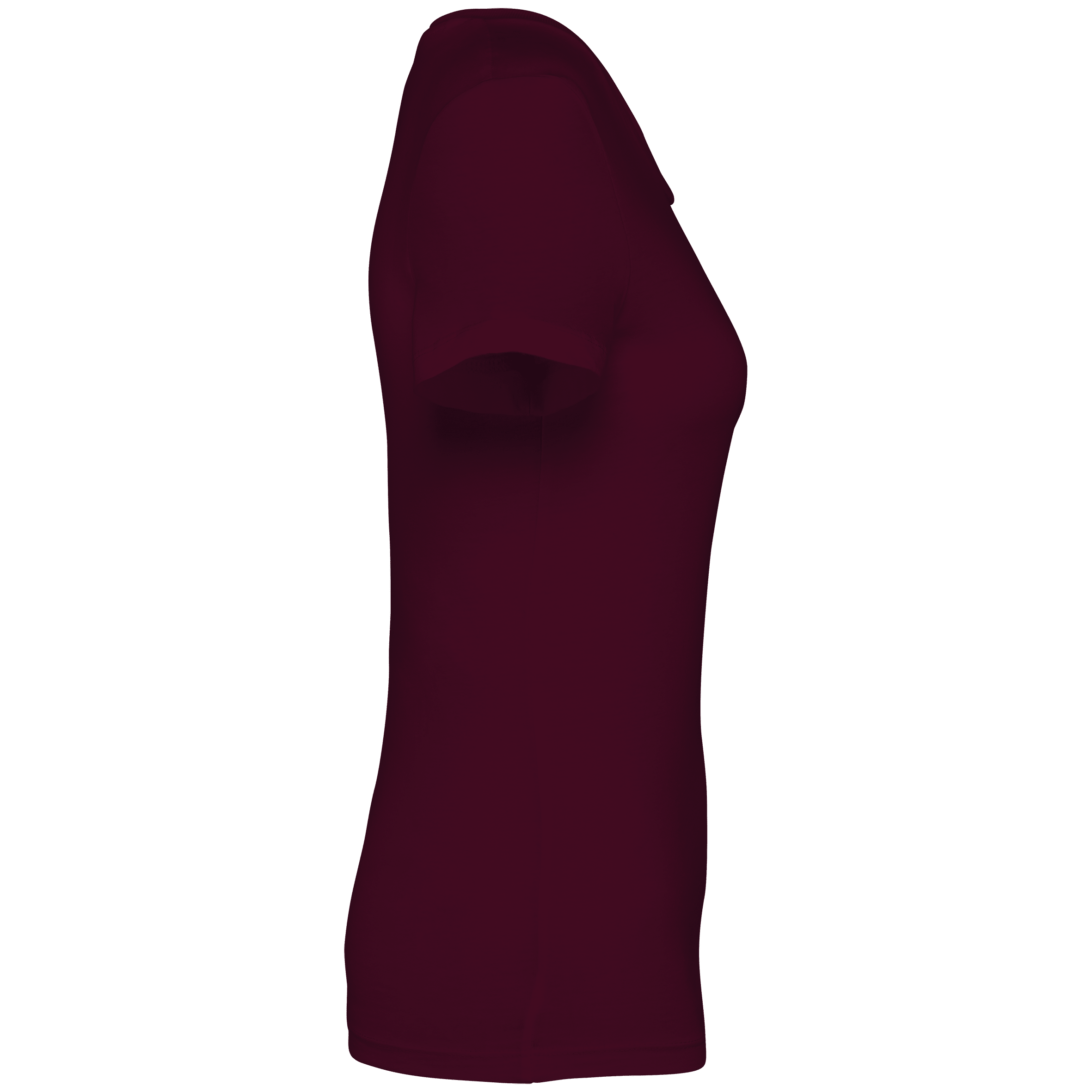 Native Spirit NS324 Bio-T-Shirt Dark Cherry – Seitenansicht