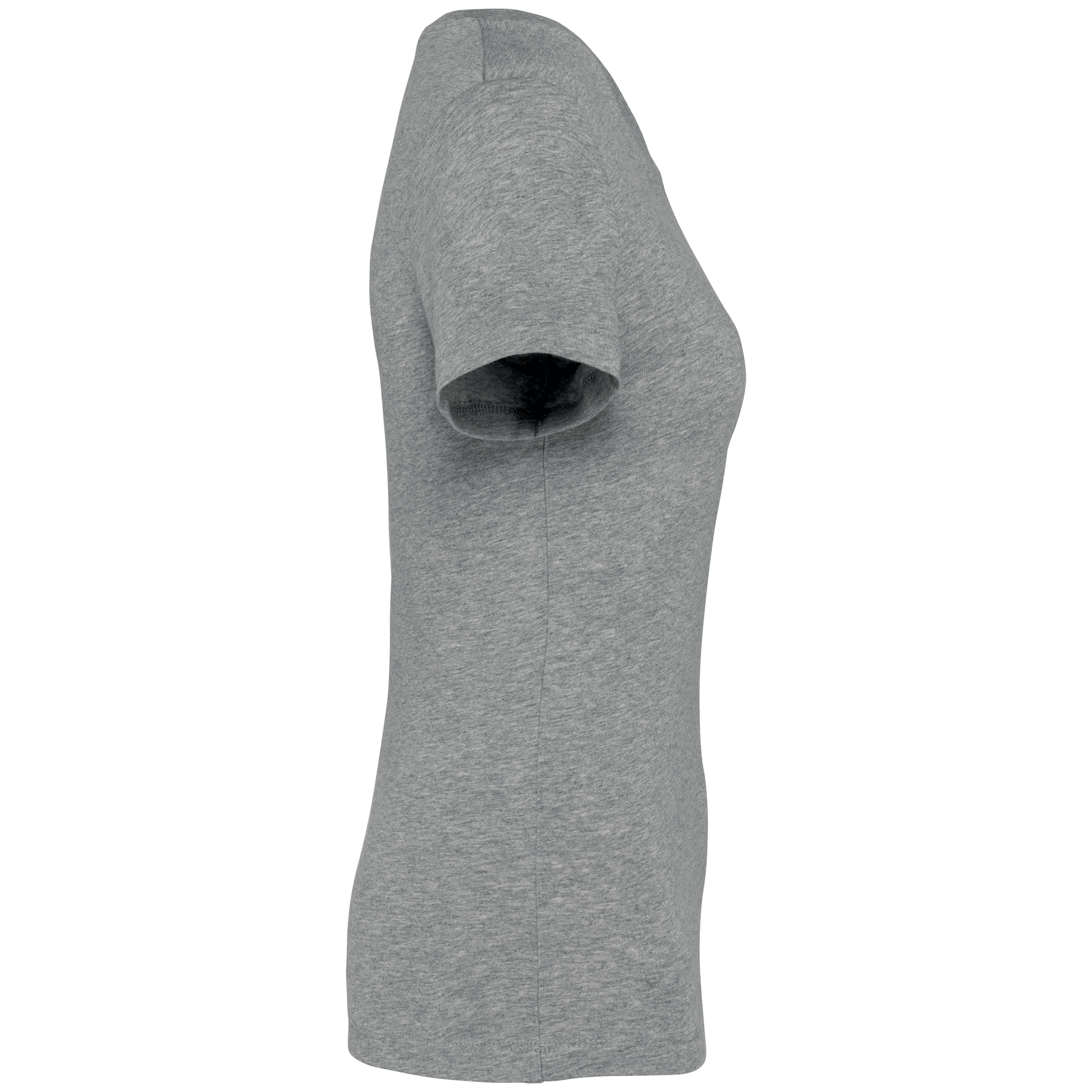 Native Spirit NS324 Bio-T-Shirt Moon Grey Heather – Seitenansicht