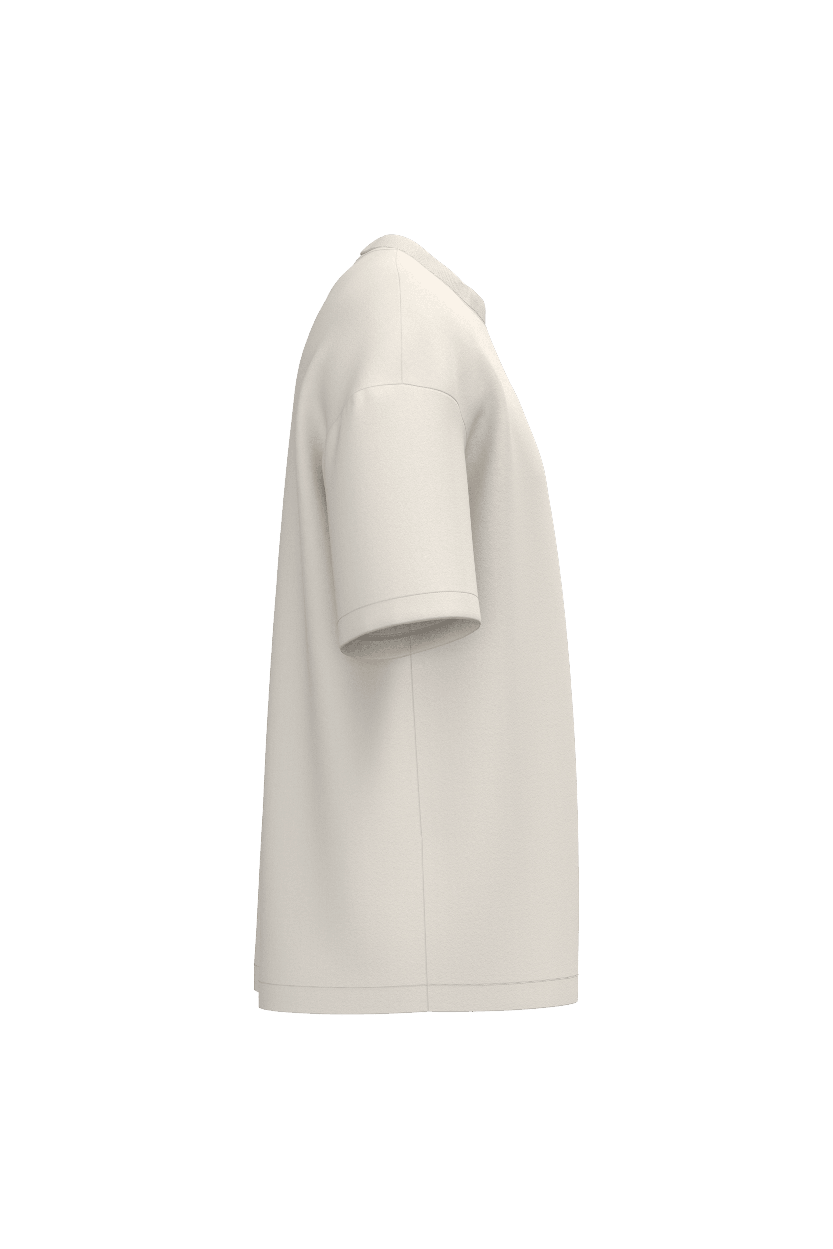 Native Spirit NS332 Bio-T-Shirt Ivory – Seitenansicht