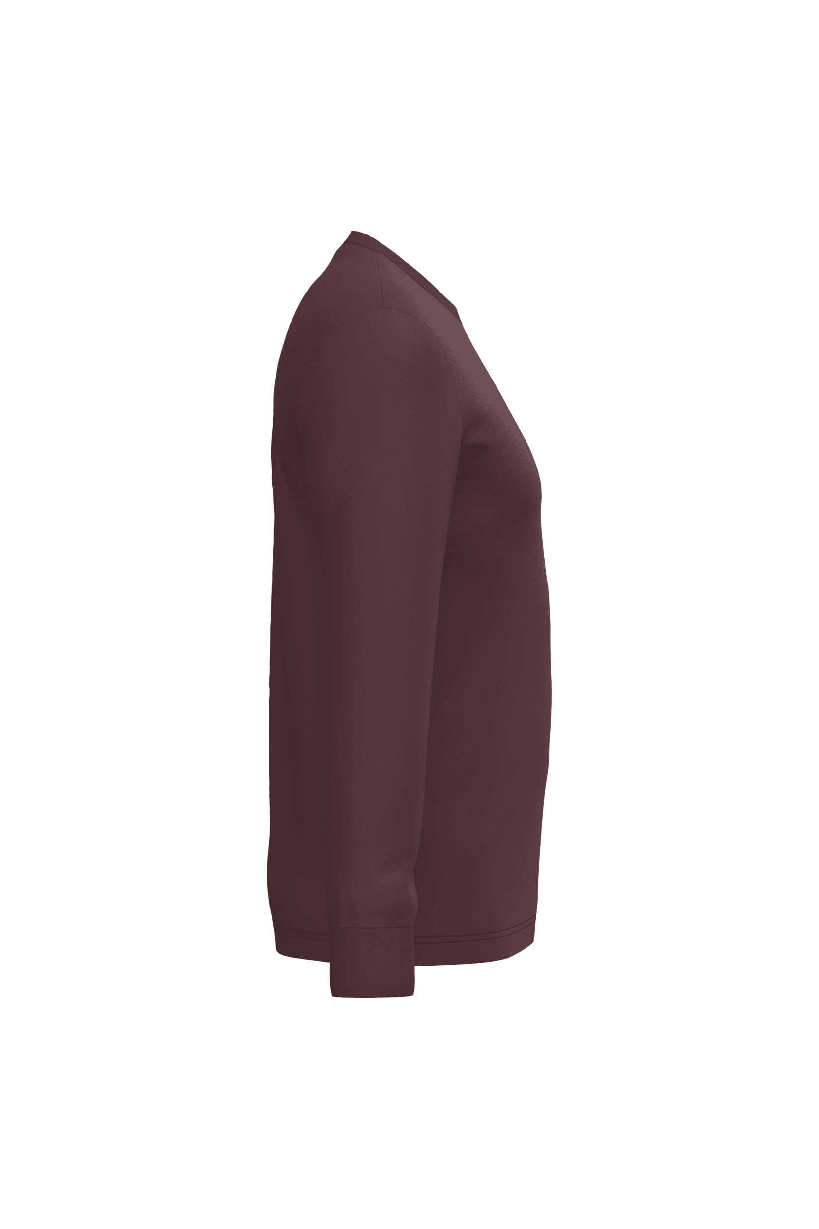 Native Spirit NS333 Bio-T-Shirt Dark Cherry – Seitenansicht