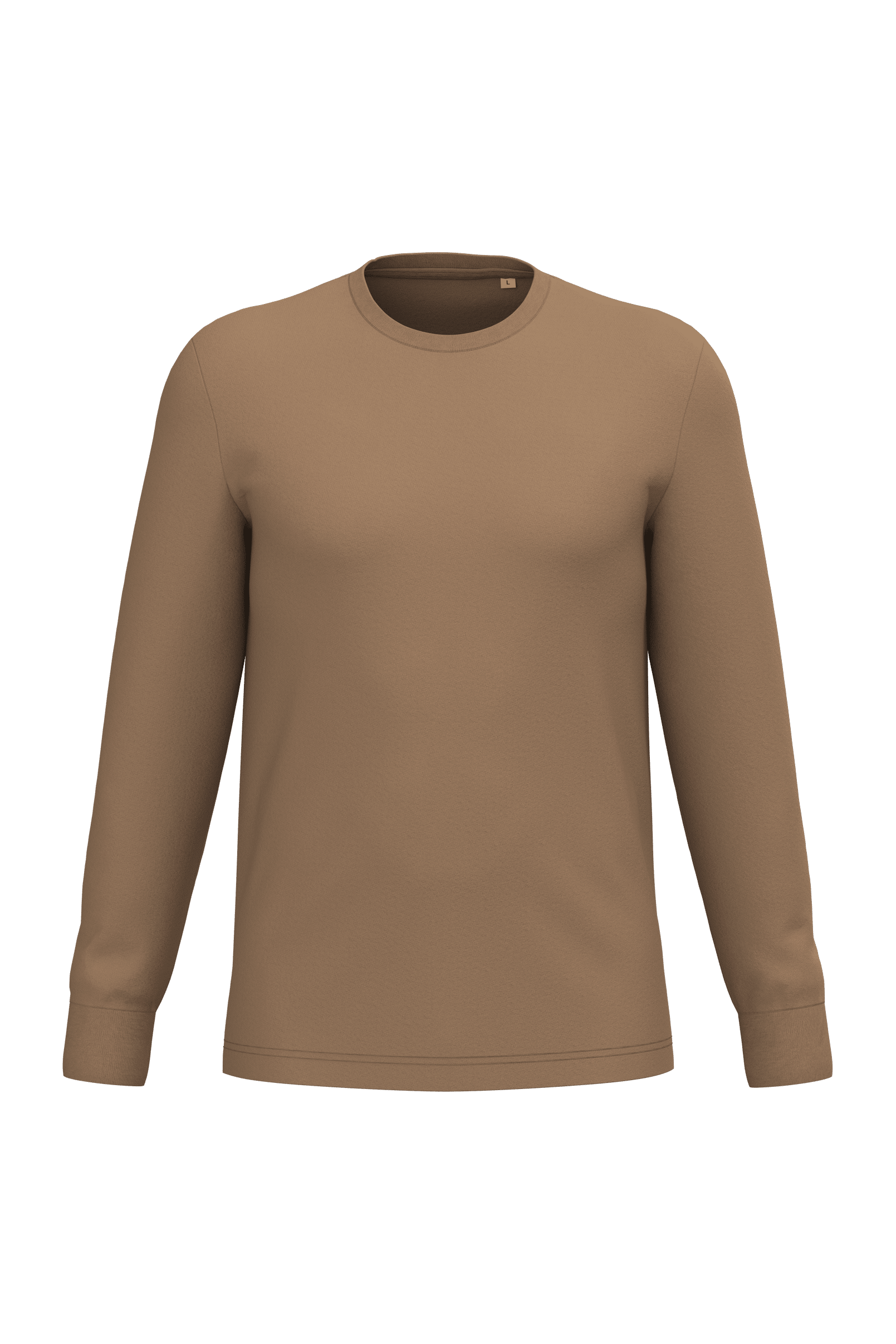 Native Spirit NS333 Bio-T-Shirt Dark camel – Vorderseite