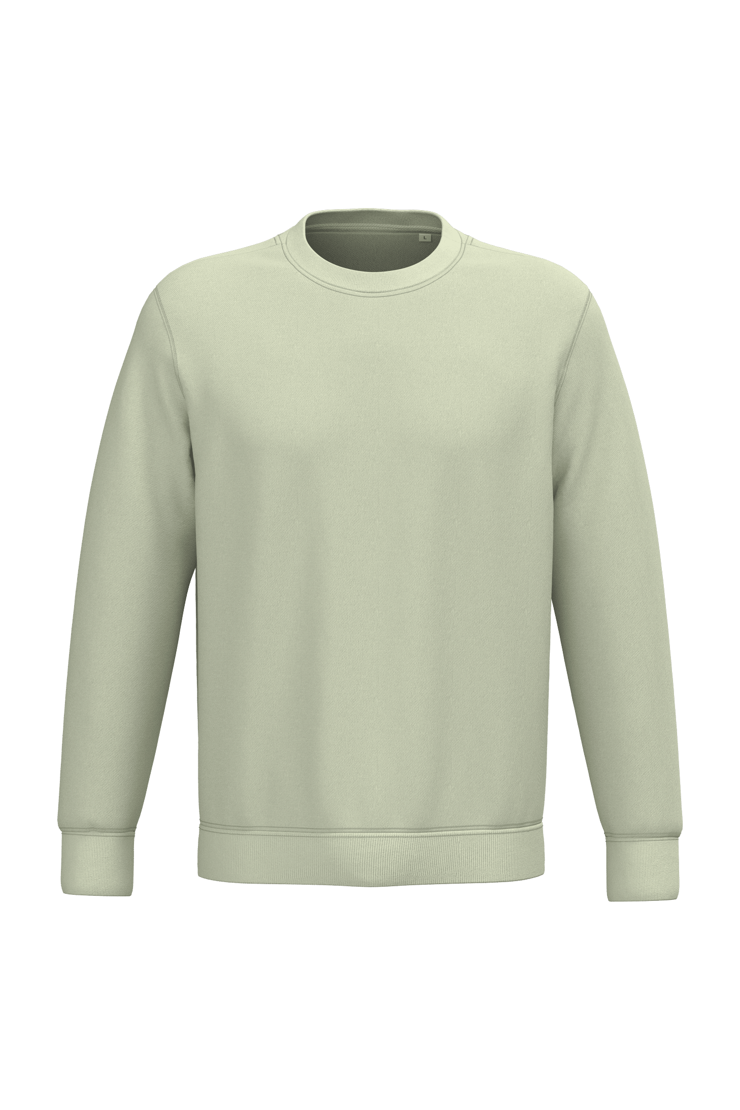 Native Spirit NS400 Bio-Sweatshirt Celadon Green – Vorderseite