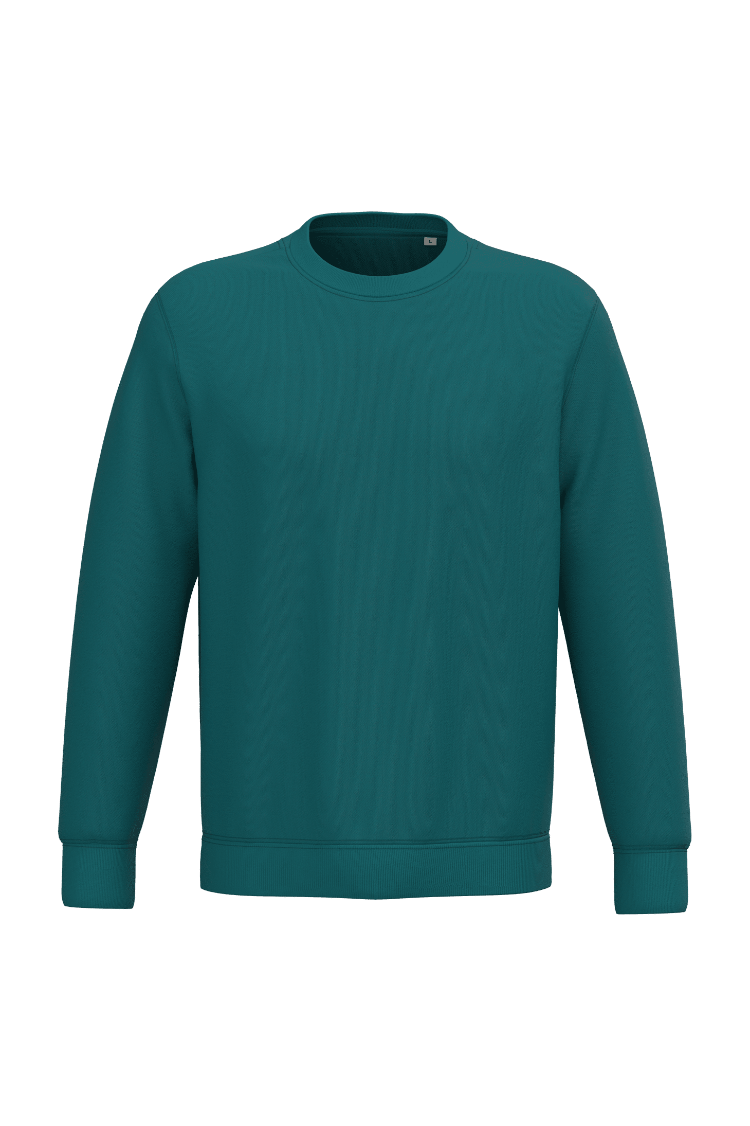 Native Spirit NS400 Bio-Sweatshirt Peacock Green – Vorderseite
