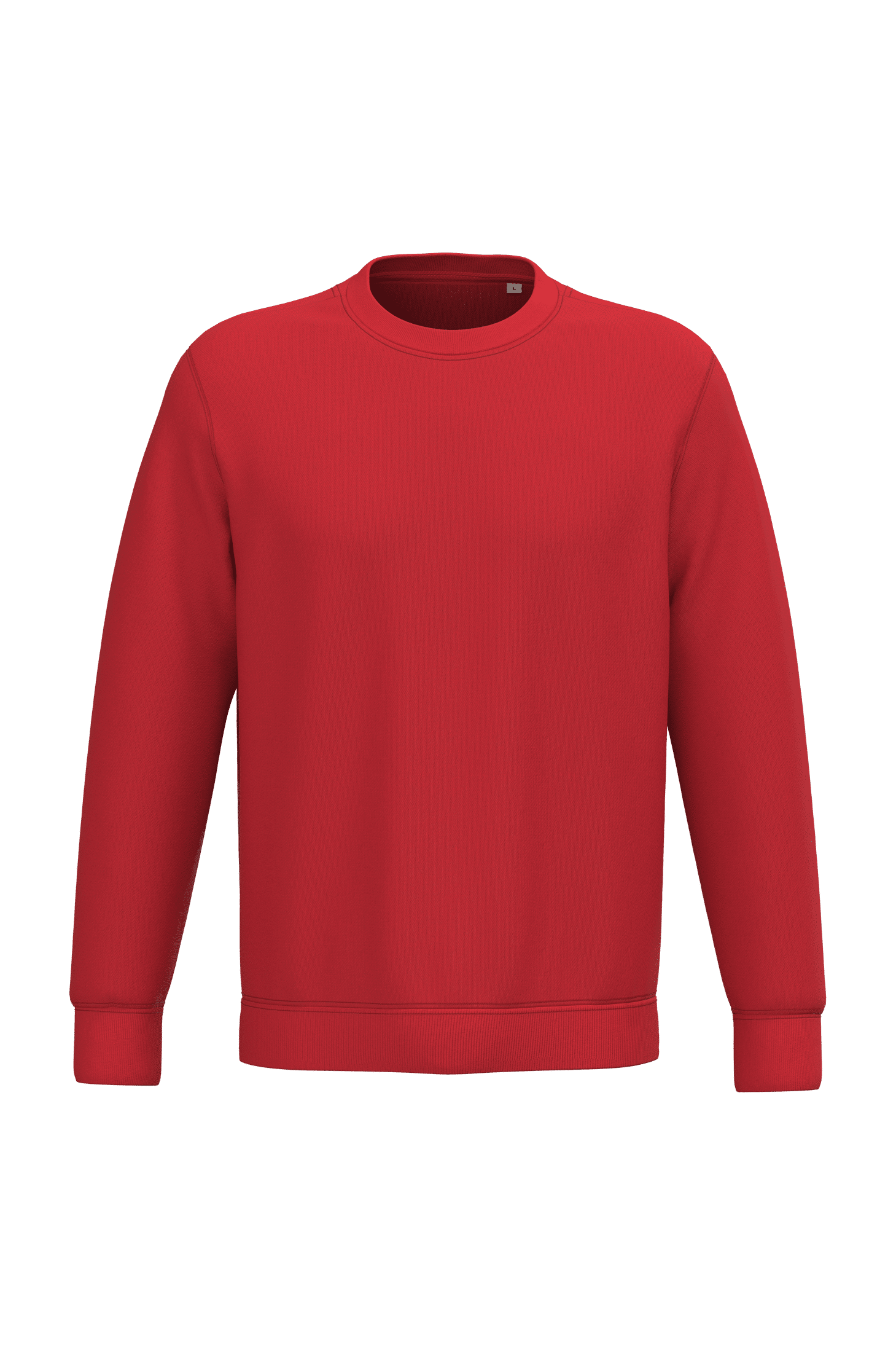 Native Spirit NS400 Bio-Sweatshirt Poppy Red – Vorderseite
