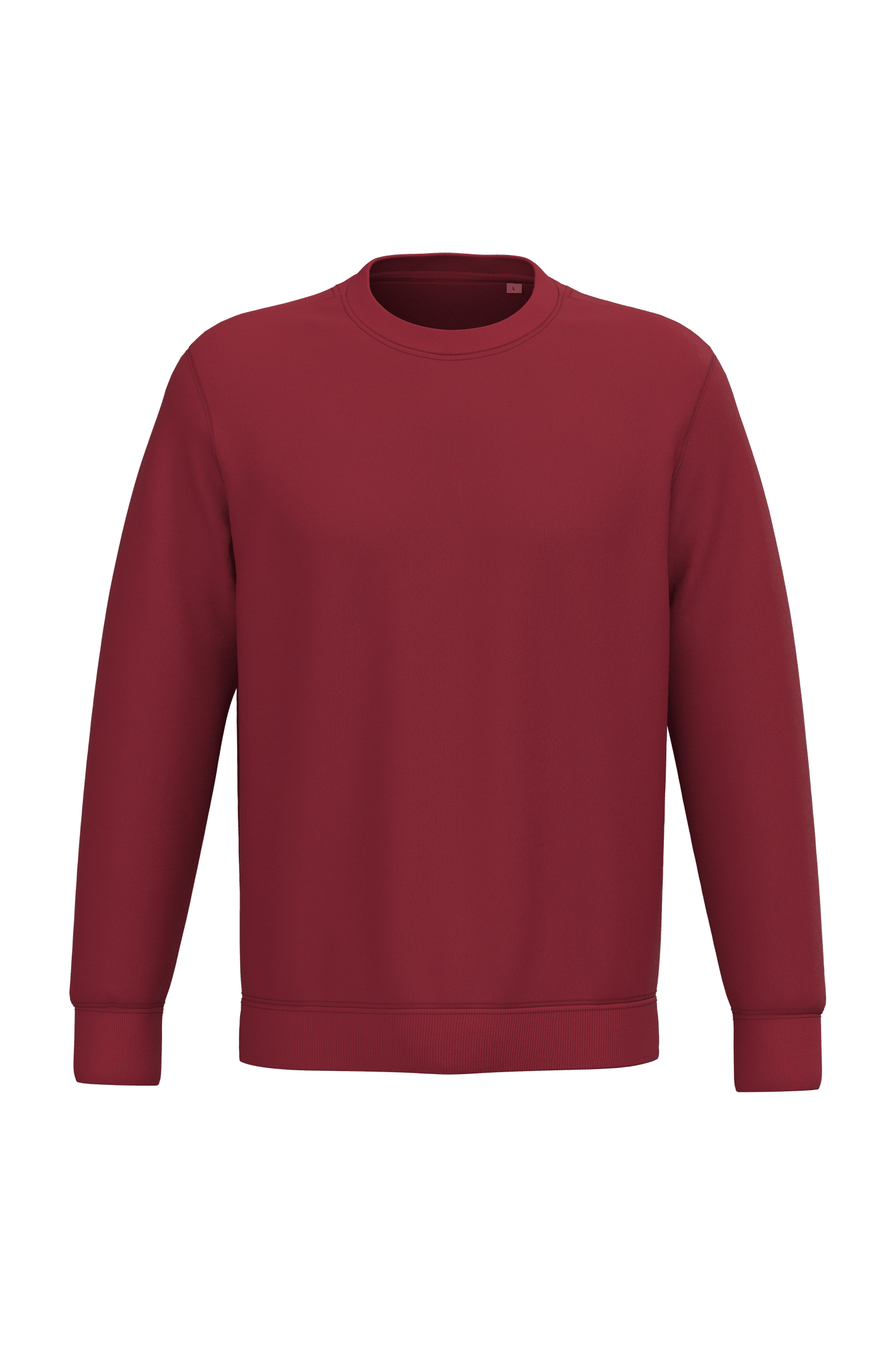 Native Spirit NS400 Bio-Sweatshirt Hibiscus Red – Vorderseite
