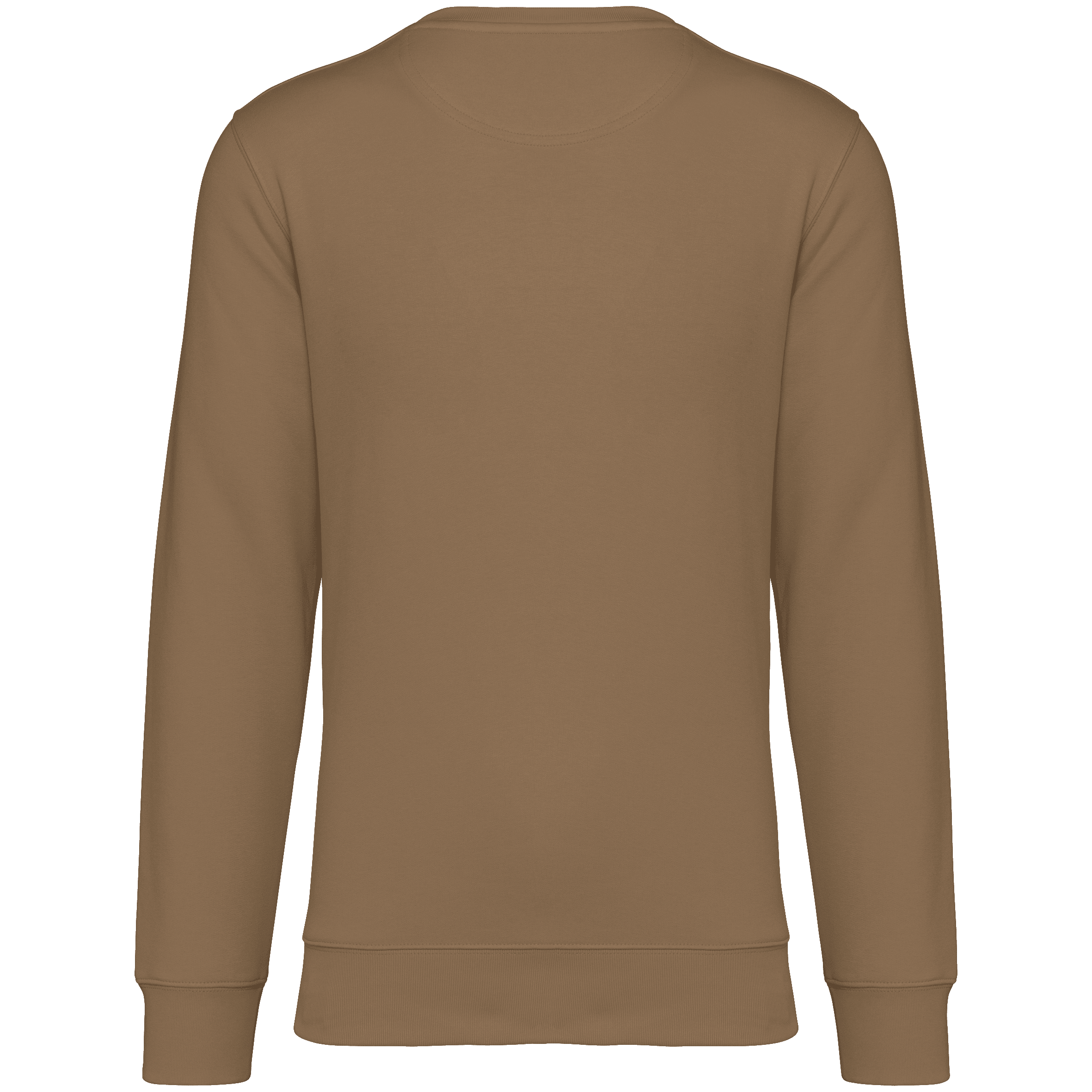 Native Spirit NS400 Bio-Sweatshirt Dark camel – Rückseite