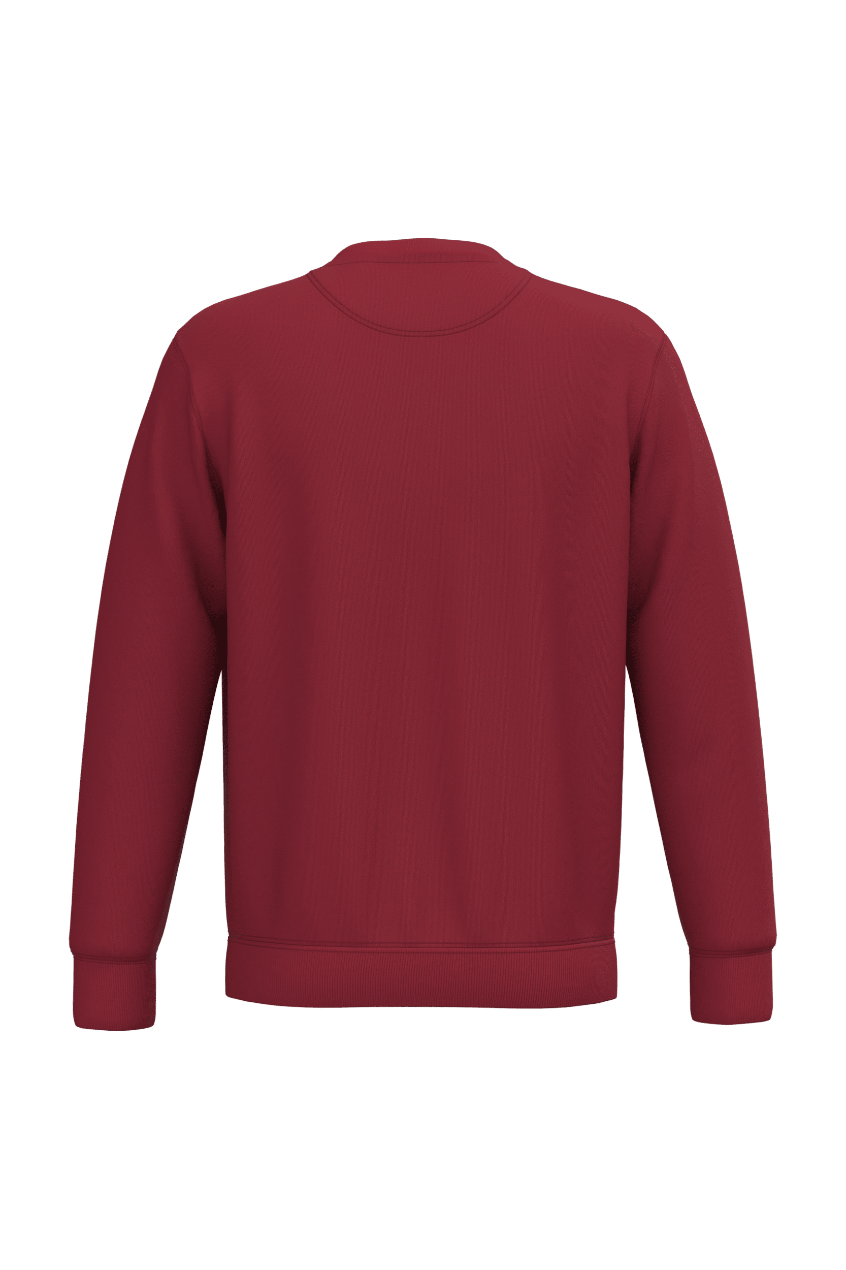 Native Spirit NS400 Bio-Sweatshirt Hibiscus Red – Rückseite