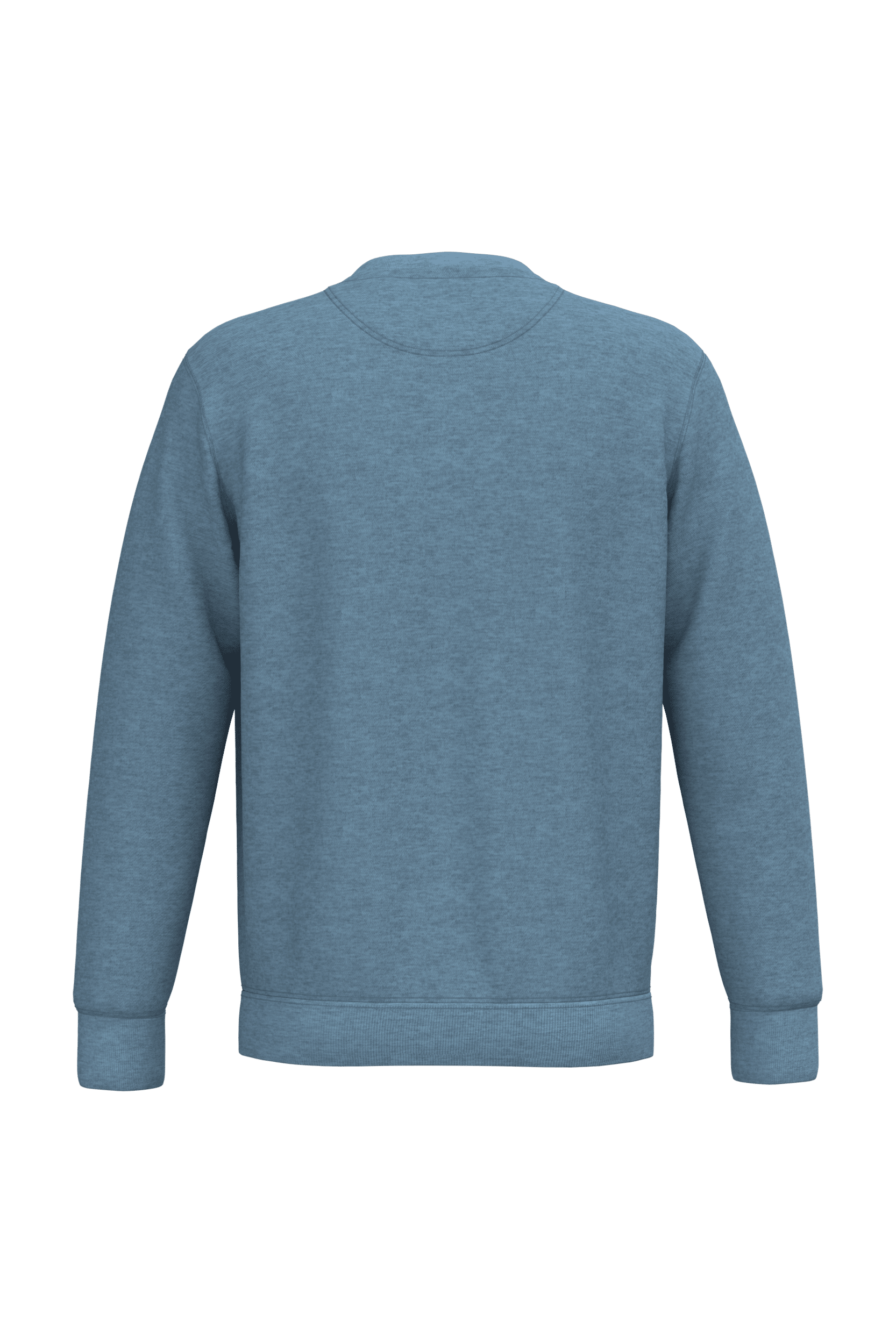Native Spirit NS400 Bio-Sweatshirt Cool Blue Heather – Rückseite