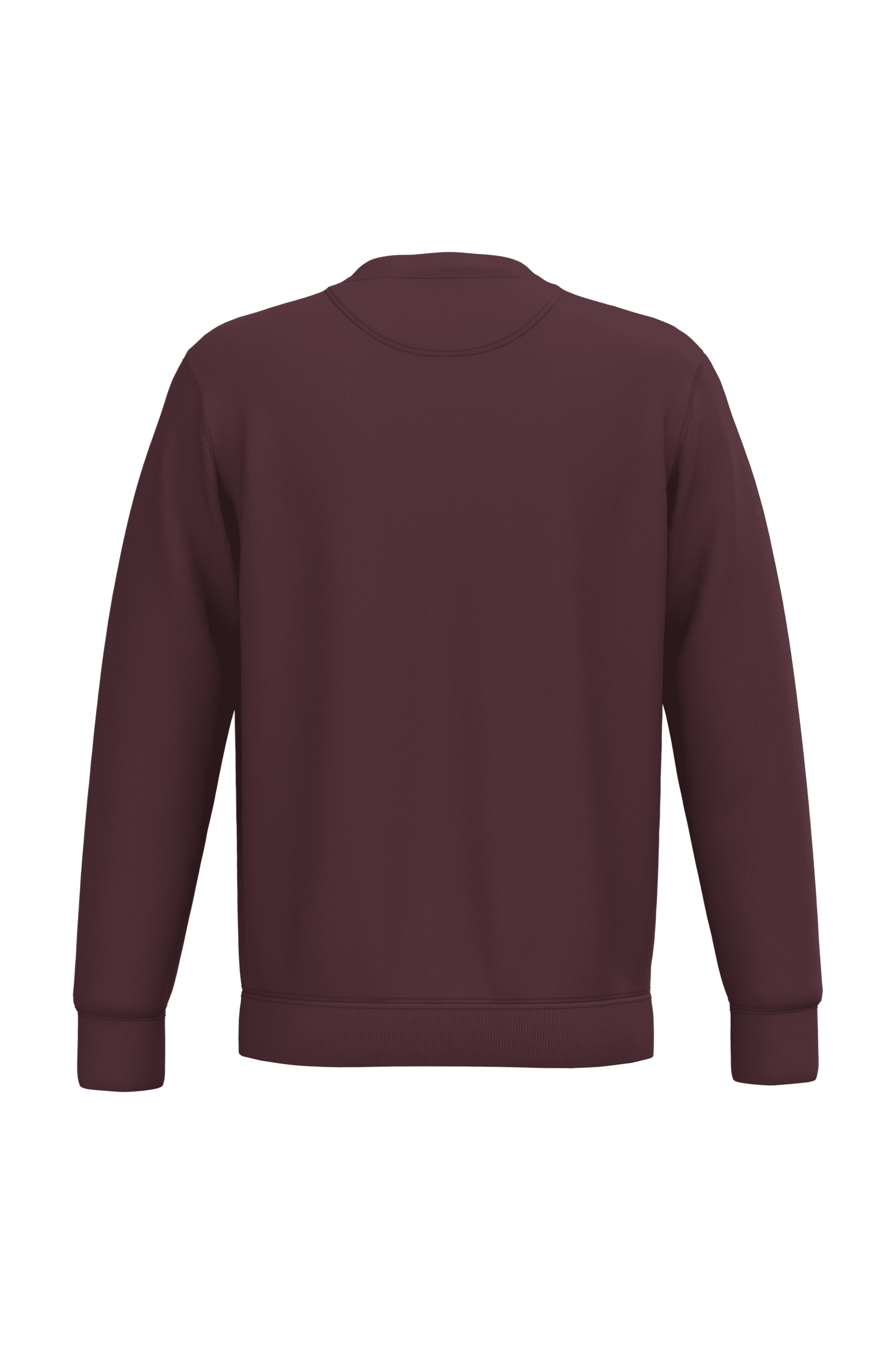 Native Spirit NS400 Bio-Sweatshirt Dark Cherry – Rückseite