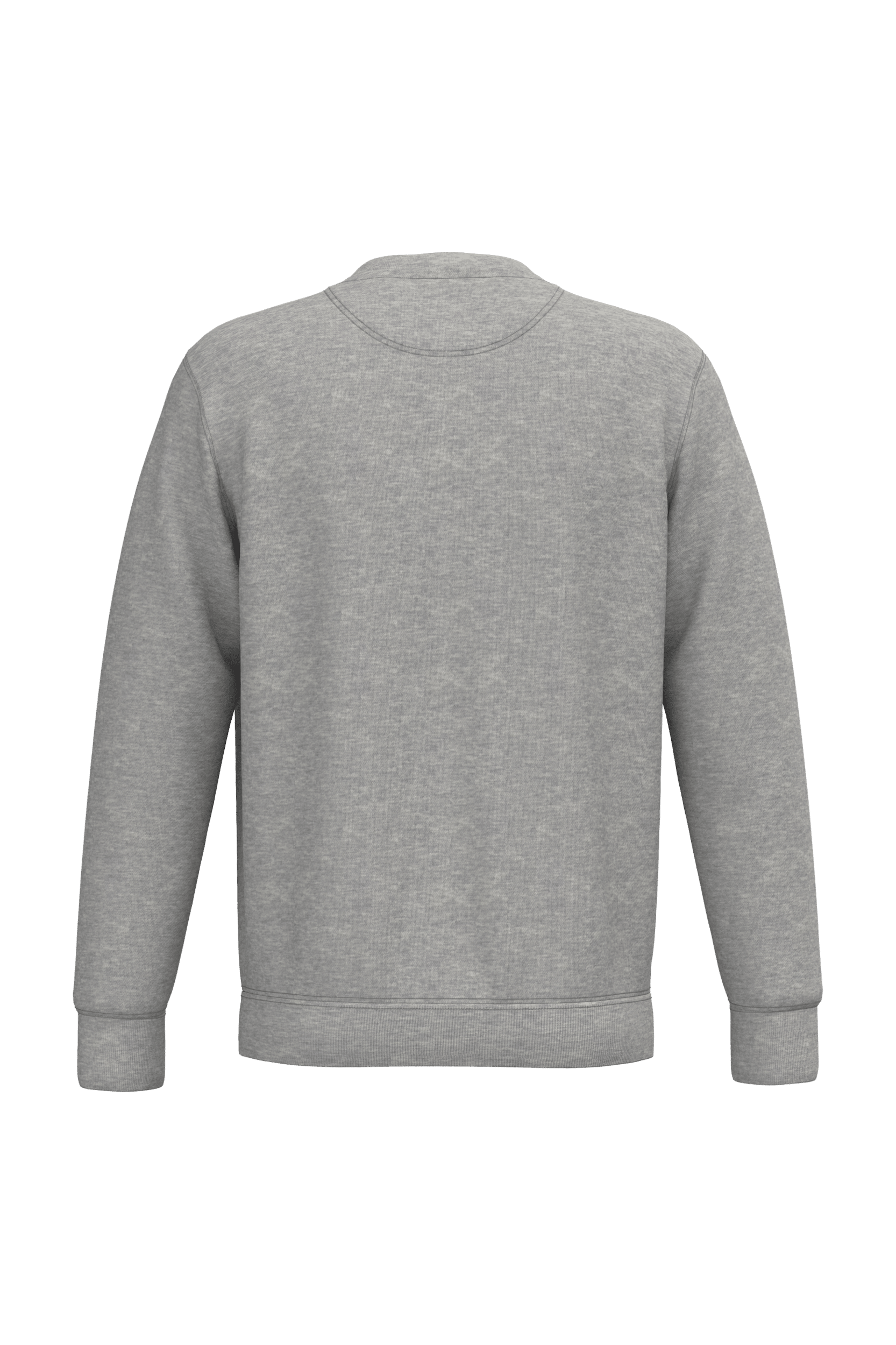 Native Spirit NS400 Bio-Sweatshirt Moon Grey Heather – Rückseite