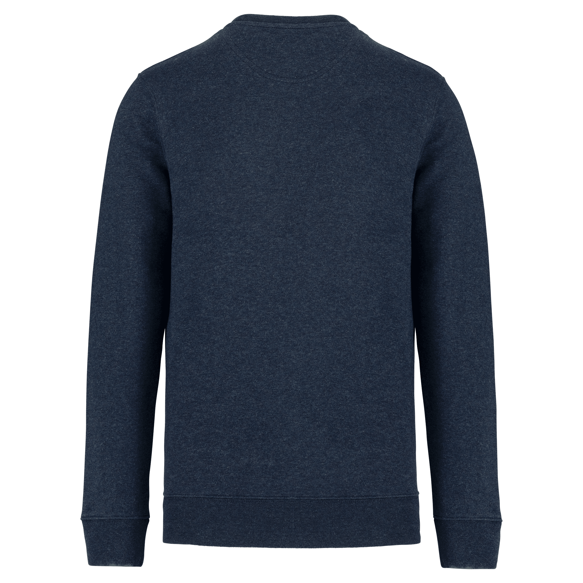 Native Spirit NS400 Bio-Sweatshirt Navy Blue Heather – Rückseite