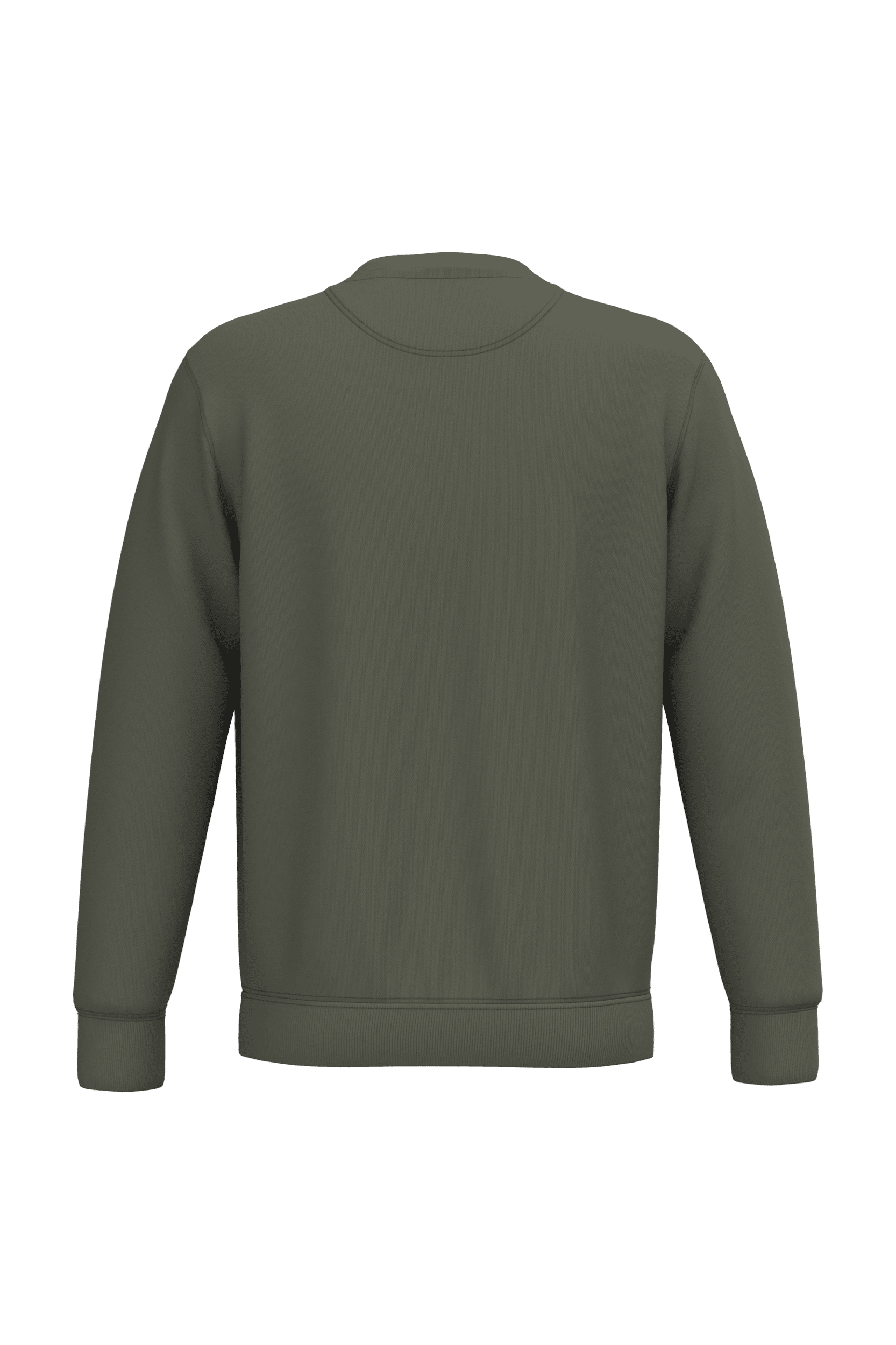 Native Spirit NS400 Bio-Sweatshirt Organic Khaki – Rückseite