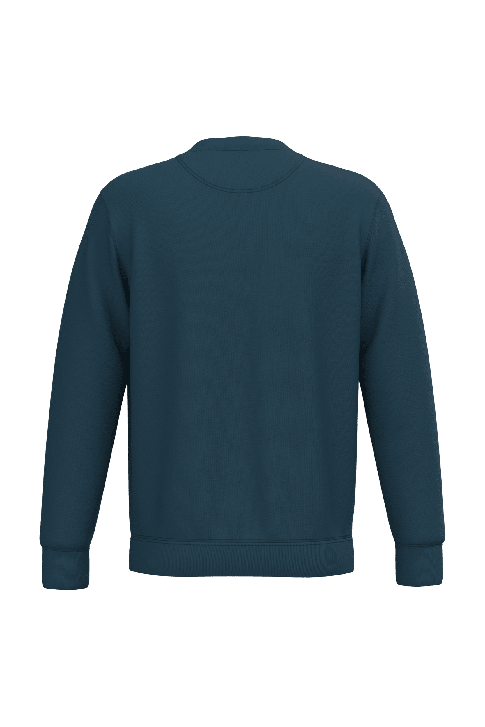 Native Spirit NS400 Bio-Sweatshirt Peacock Blue – Rückseite