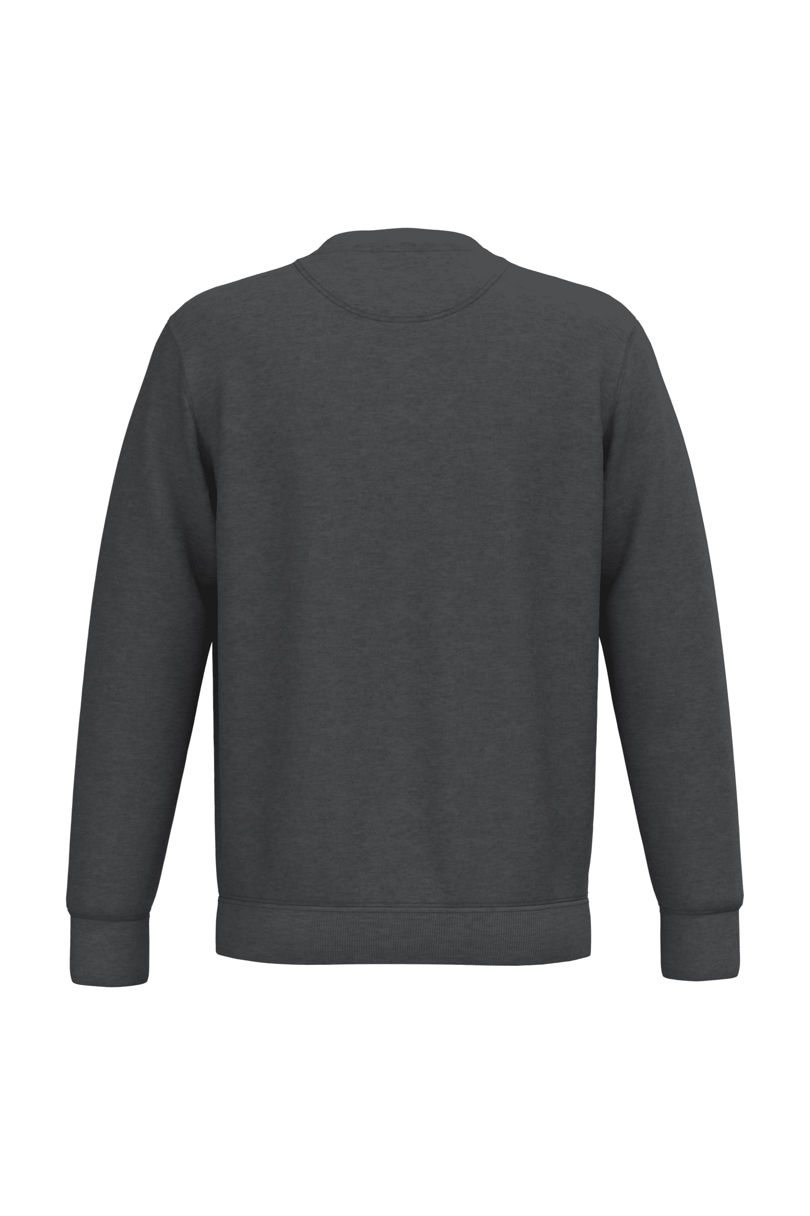 Native Spirit NS400 Bio-Sweatshirt Volcano Grey Heather – Rückseite