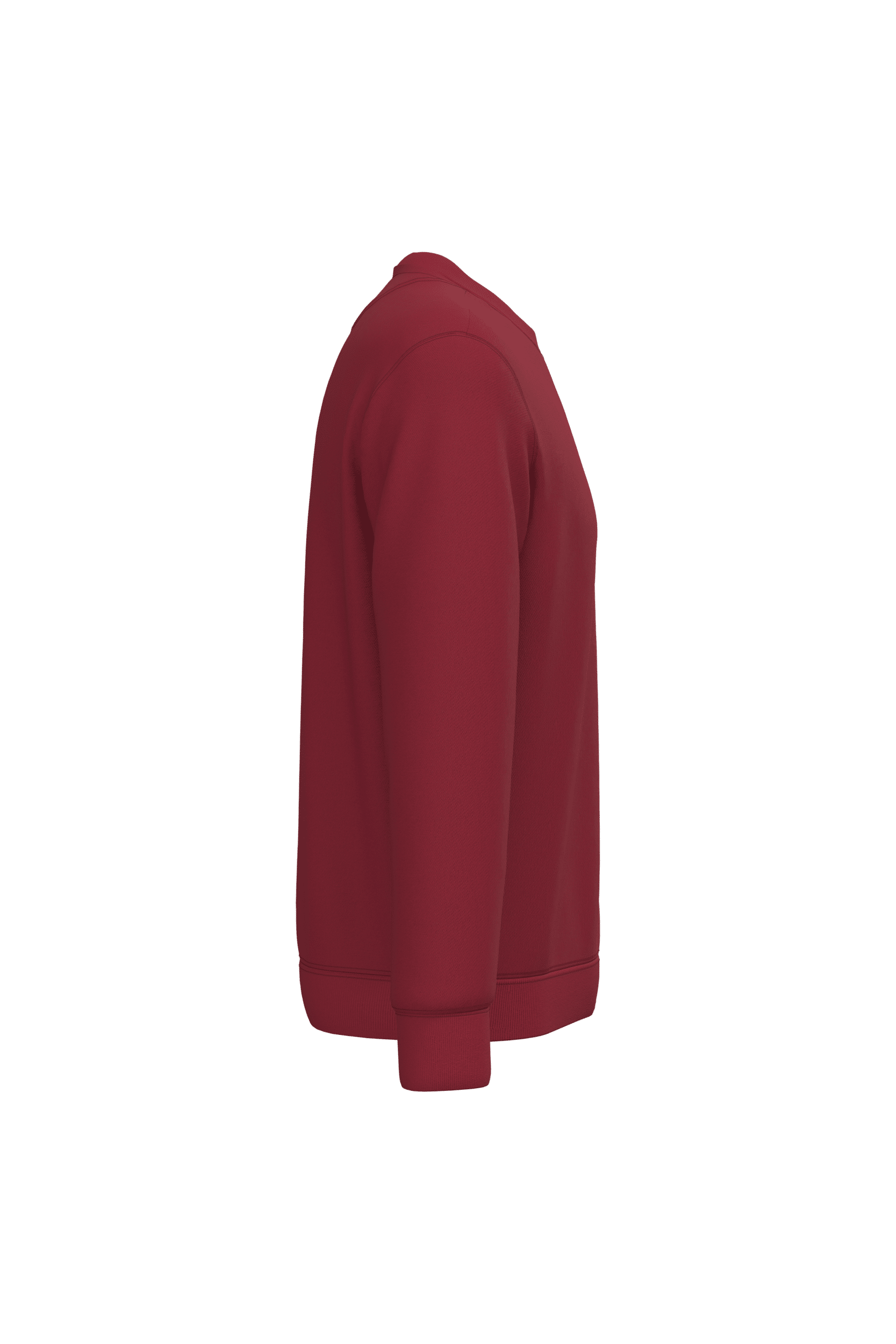 Native Spirit NS400 Bio-Sweatshirt Hibiscus Red – Seitenansicht