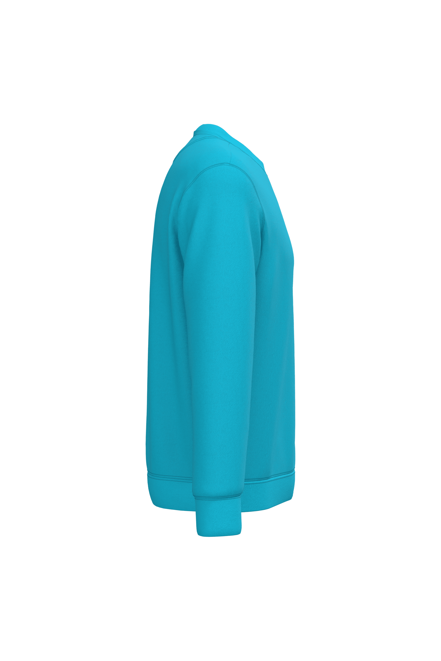 Native Spirit NS400 Bio-Sweatshirt Light Turquoise – Seitenansicht