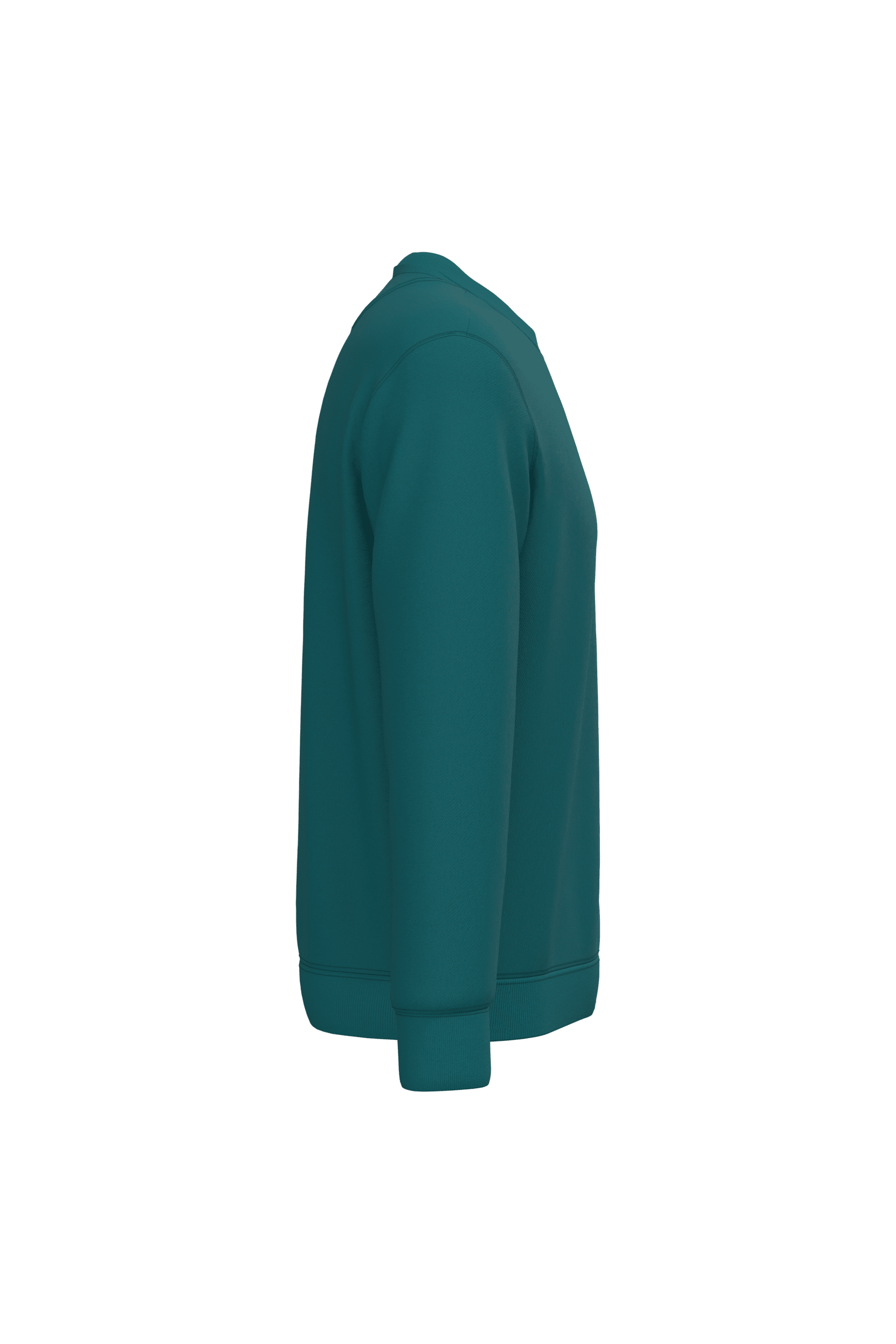 Native Spirit NS400 Bio-Sweatshirt Peacock Green – Seitenansicht