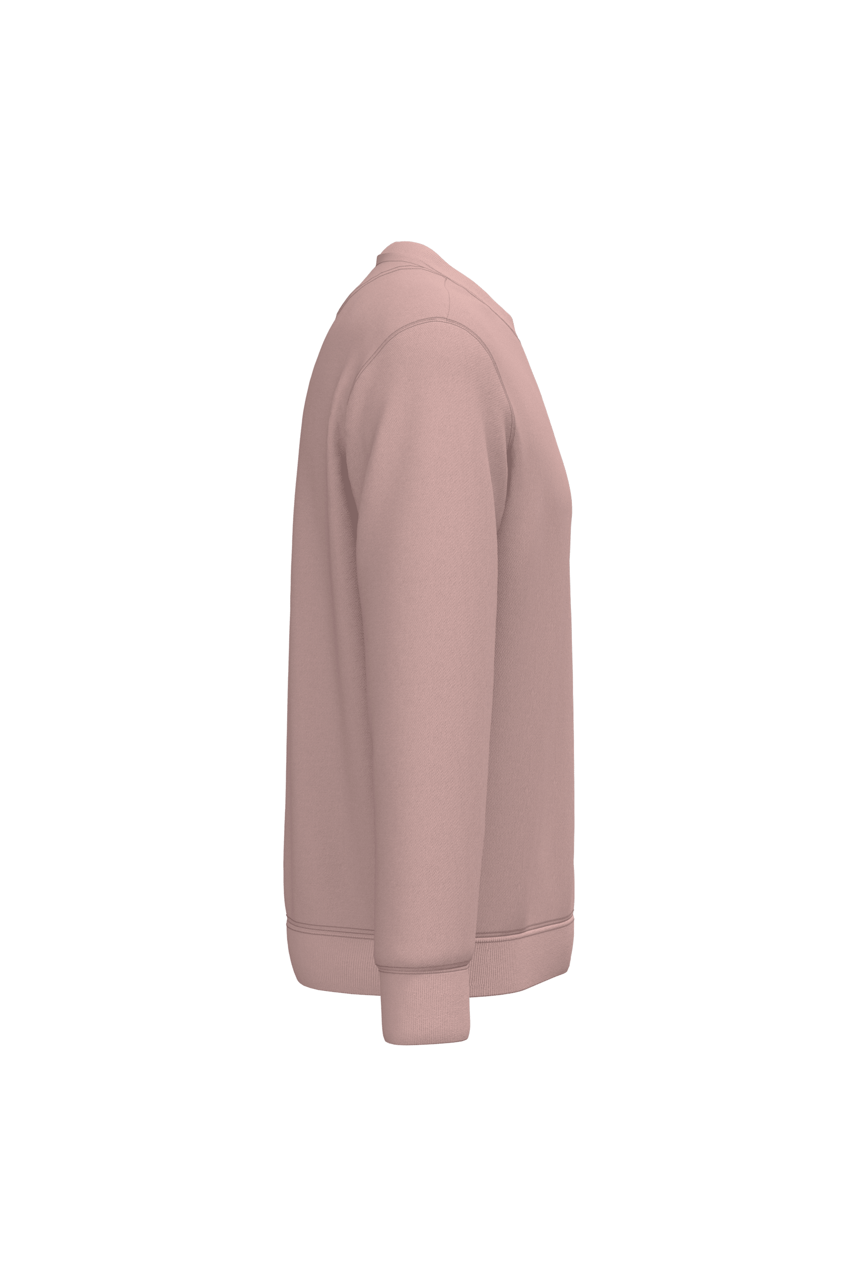 Native Spirit NS400 Bio-Sweatshirt Petal Rose – Seitenansicht