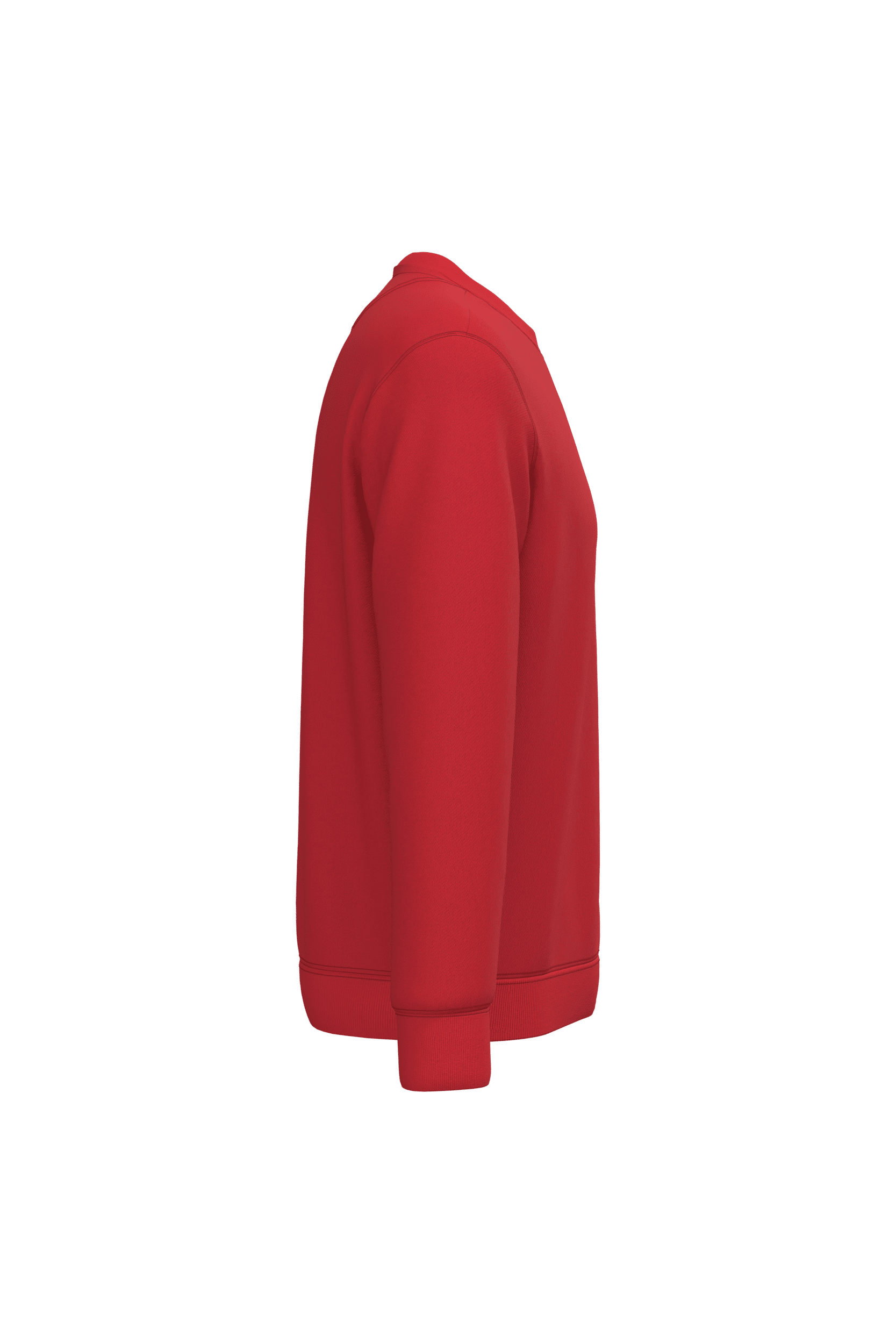Native Spirit NS400 Bio-Sweatshirt Poppy Red – Seitenansicht