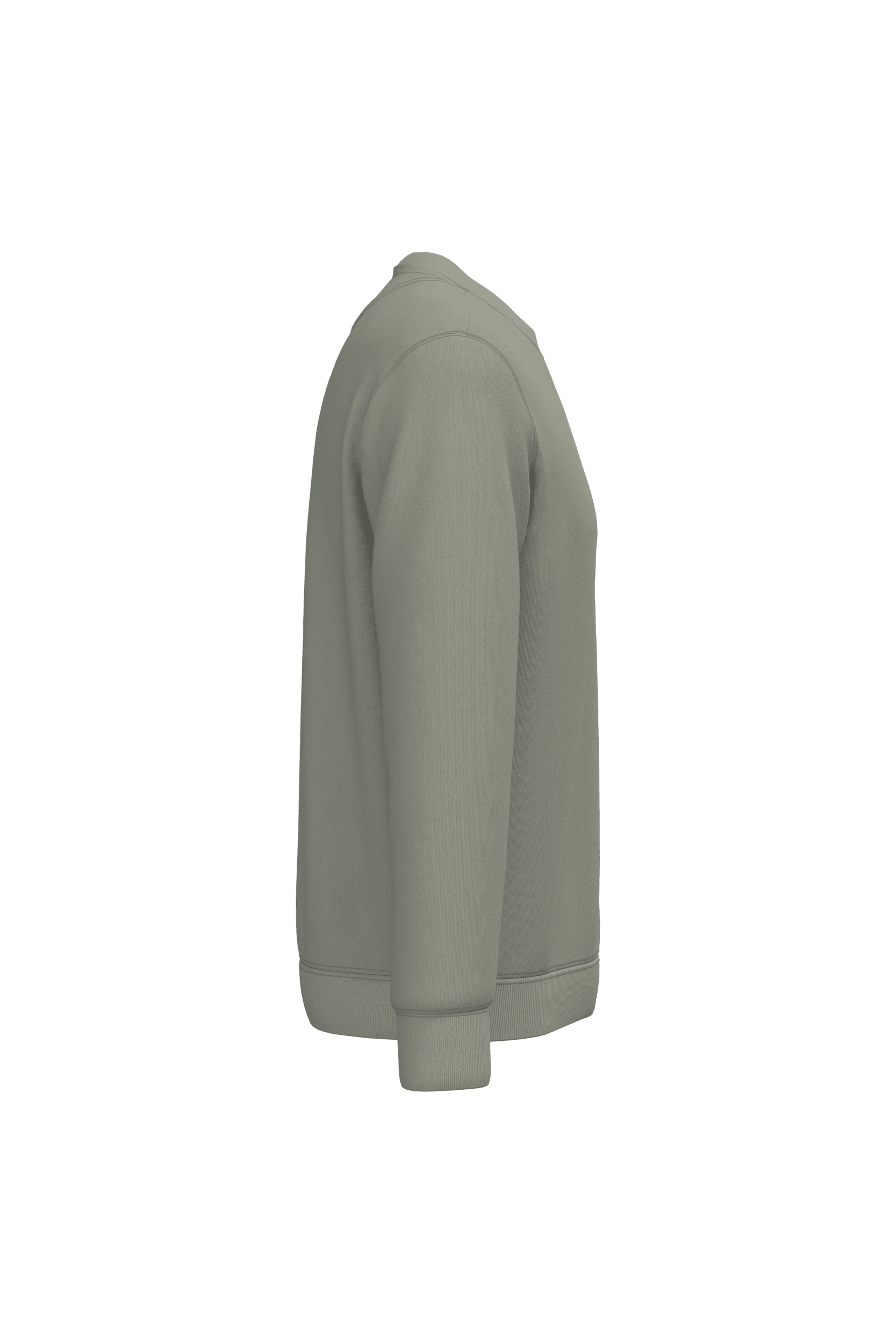 Native Spirit NS400 Bio-Sweatshirt Almond Green – Seitenansicht