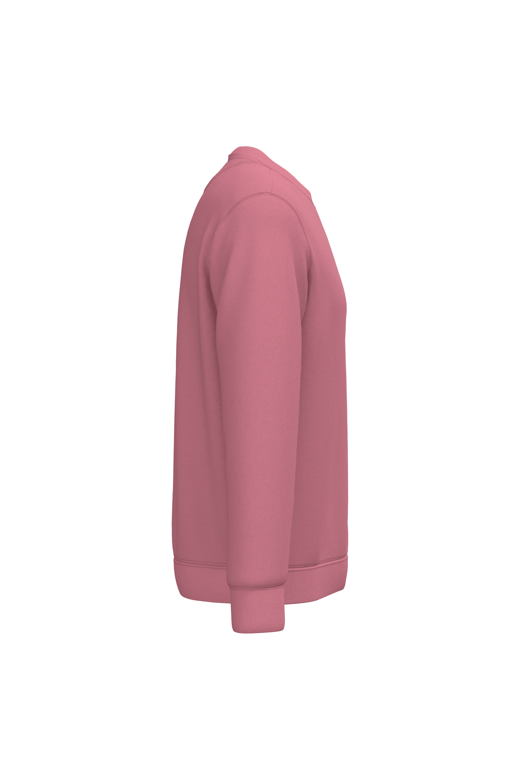 Native Spirit NS400 Bio-Sweatshirt Antique Rose – Seitenansicht