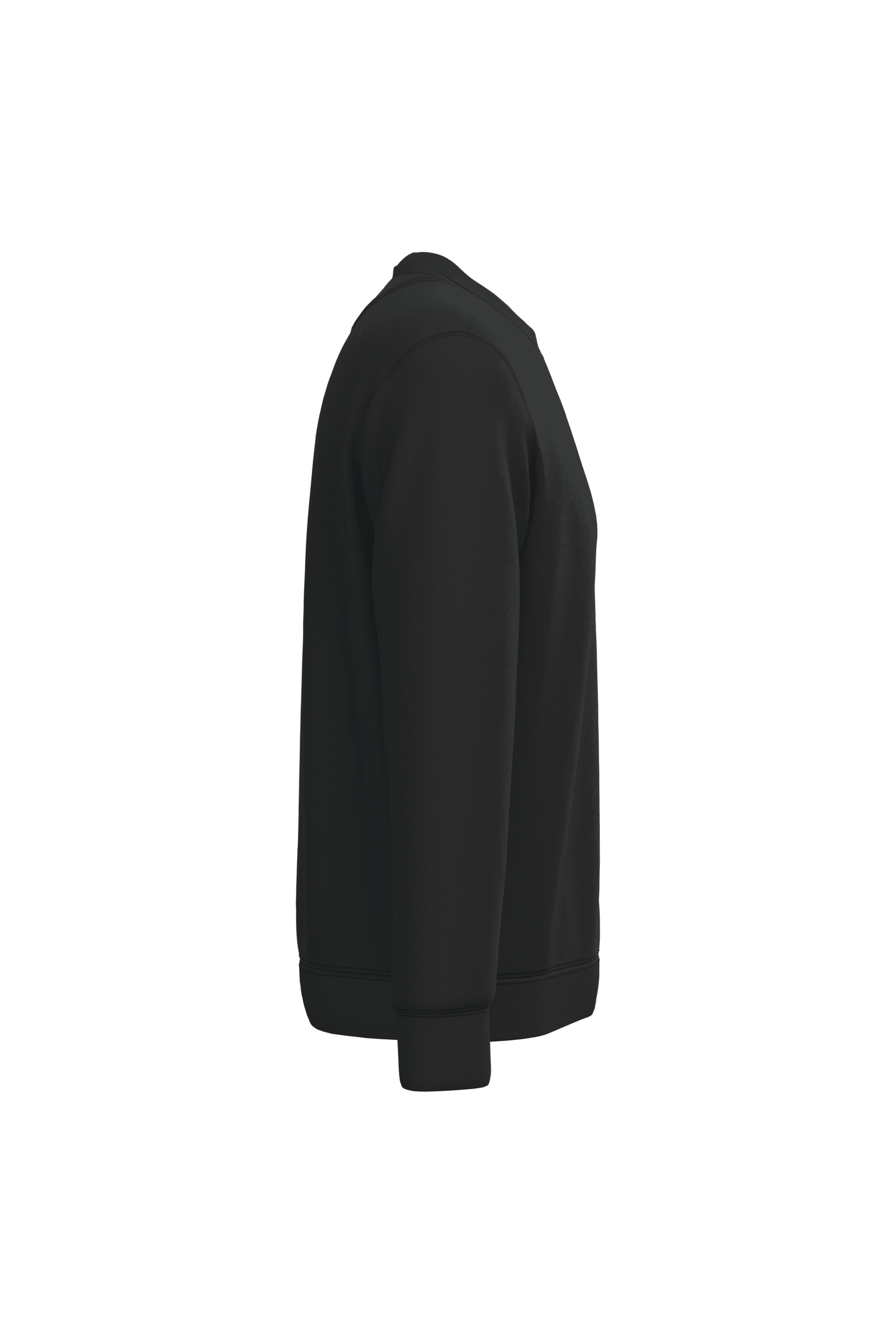 Native Spirit NS400 Bio-Sweatshirt Black – Seitenansicht