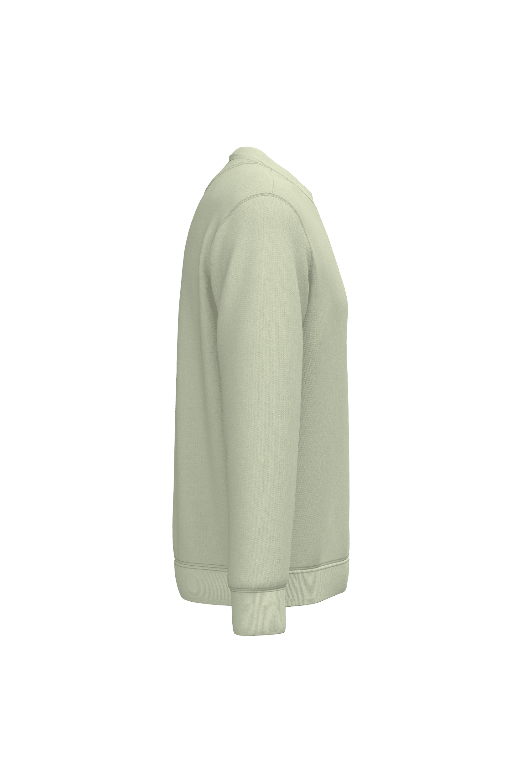 Native Spirit NS400 Bio-Sweatshirt Celadon Green – Seitenansicht