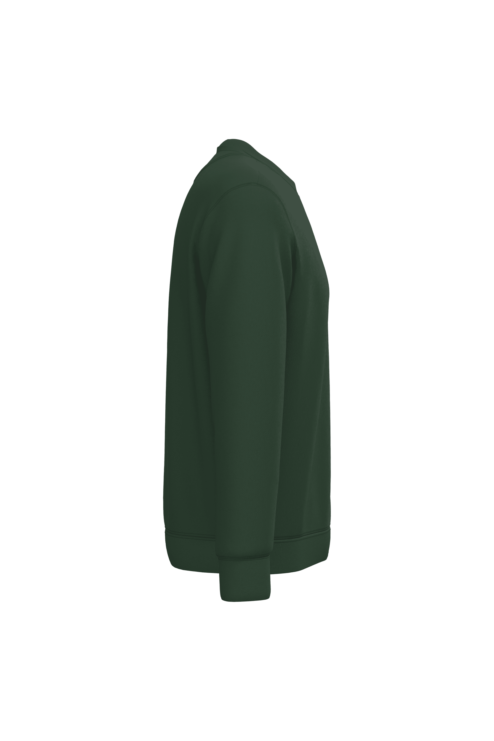 Native Spirit NS400 Bio-Sweatshirt Forest Green – Seitenansicht