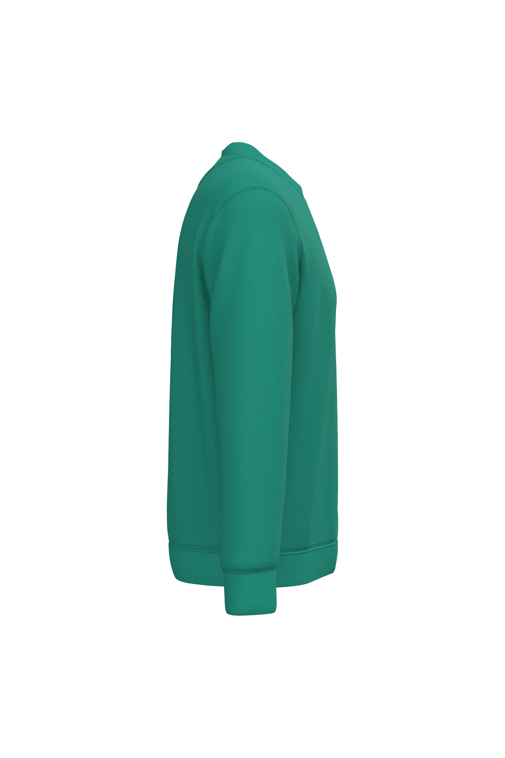 Native Spirit NS400 Bio-Sweatshirt Gemstone Green – Seitenansicht