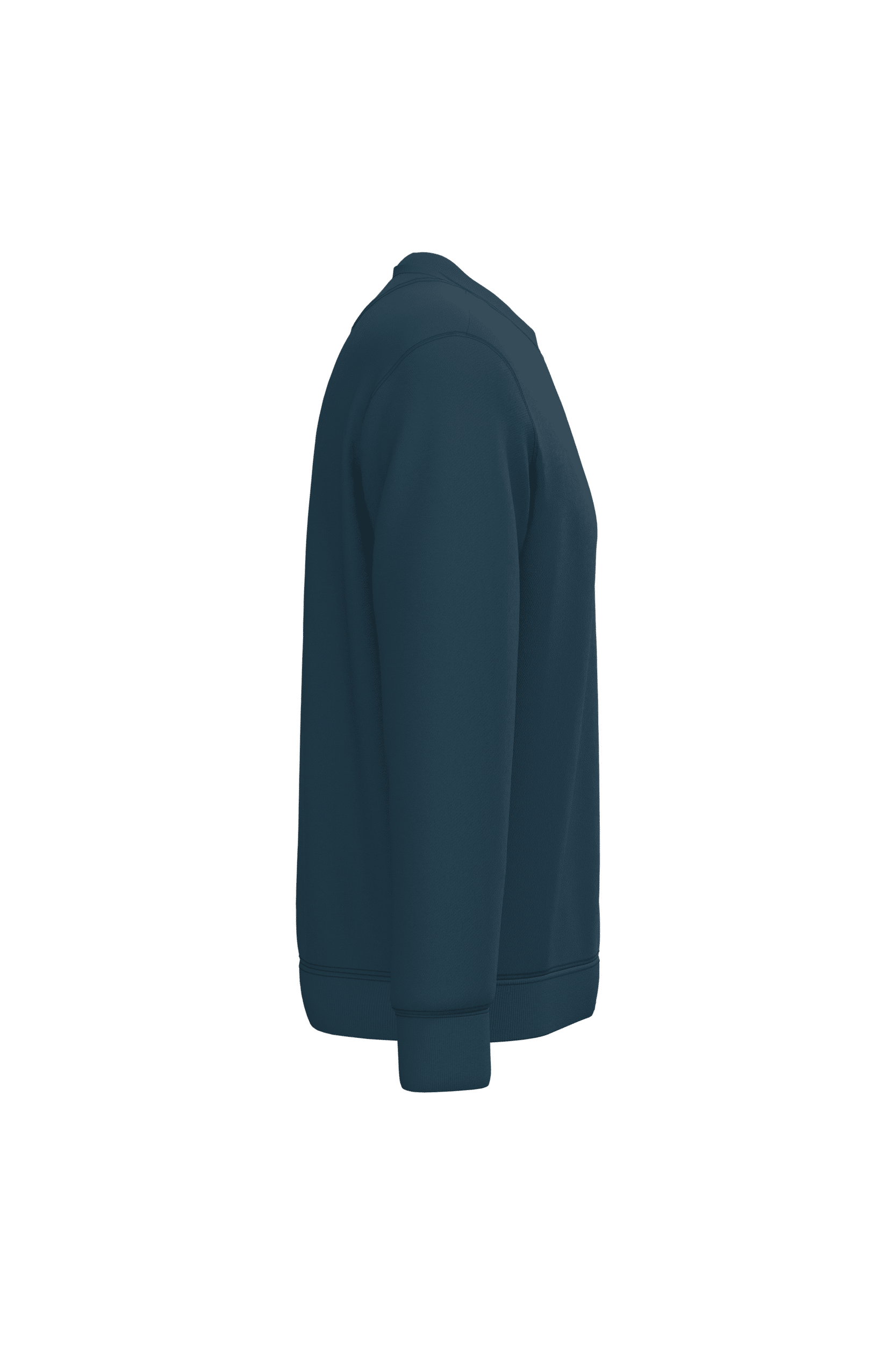 Native Spirit NS400 Bio-Sweatshirt Peacock Blue – Seitenansicht