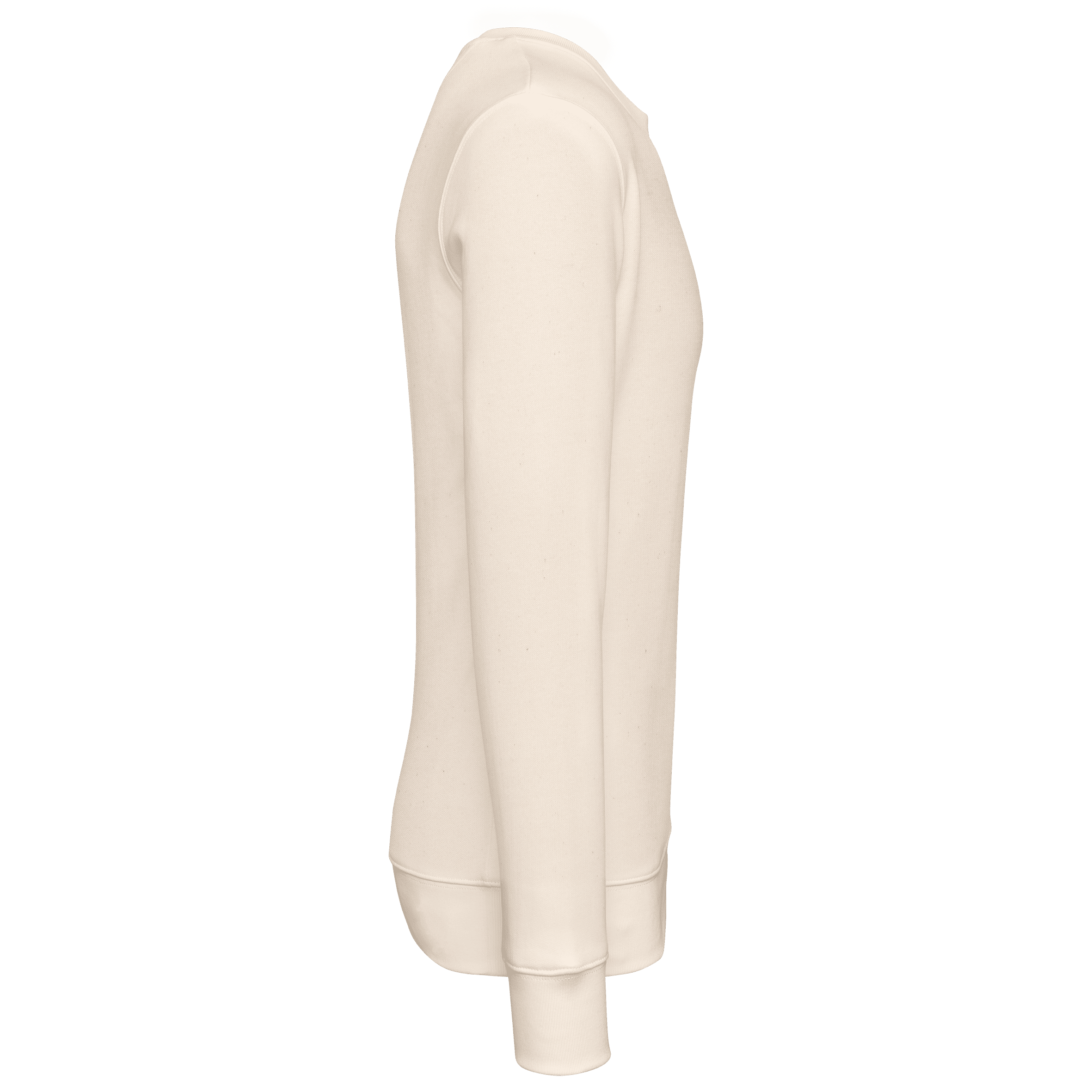 Native Spirit NS400 Bio-Sweatshirt Raw Natural – Seitenansicht