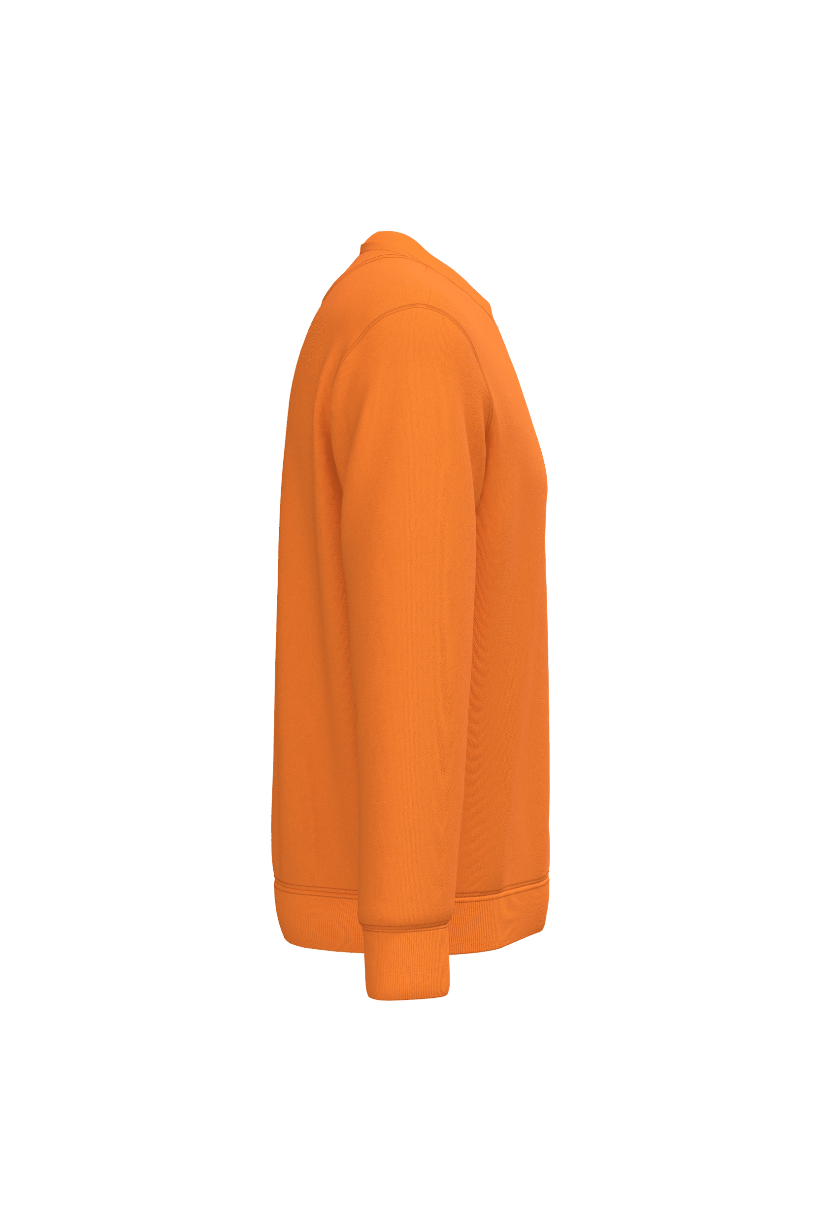 Native Spirit NS400 Bio-Sweatshirt Tangerine – Seitenansicht