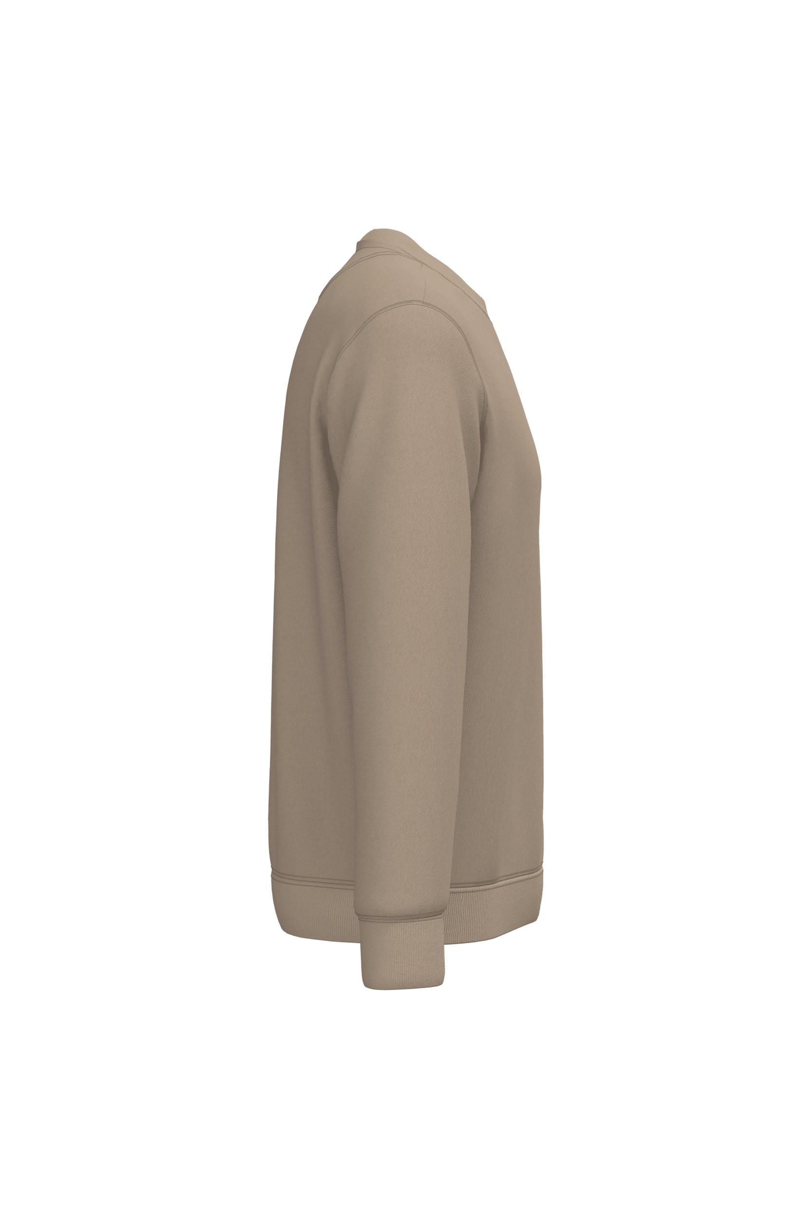 Native Spirit NS400 Bio-Sweatshirt Wet Sand – Seitenansicht