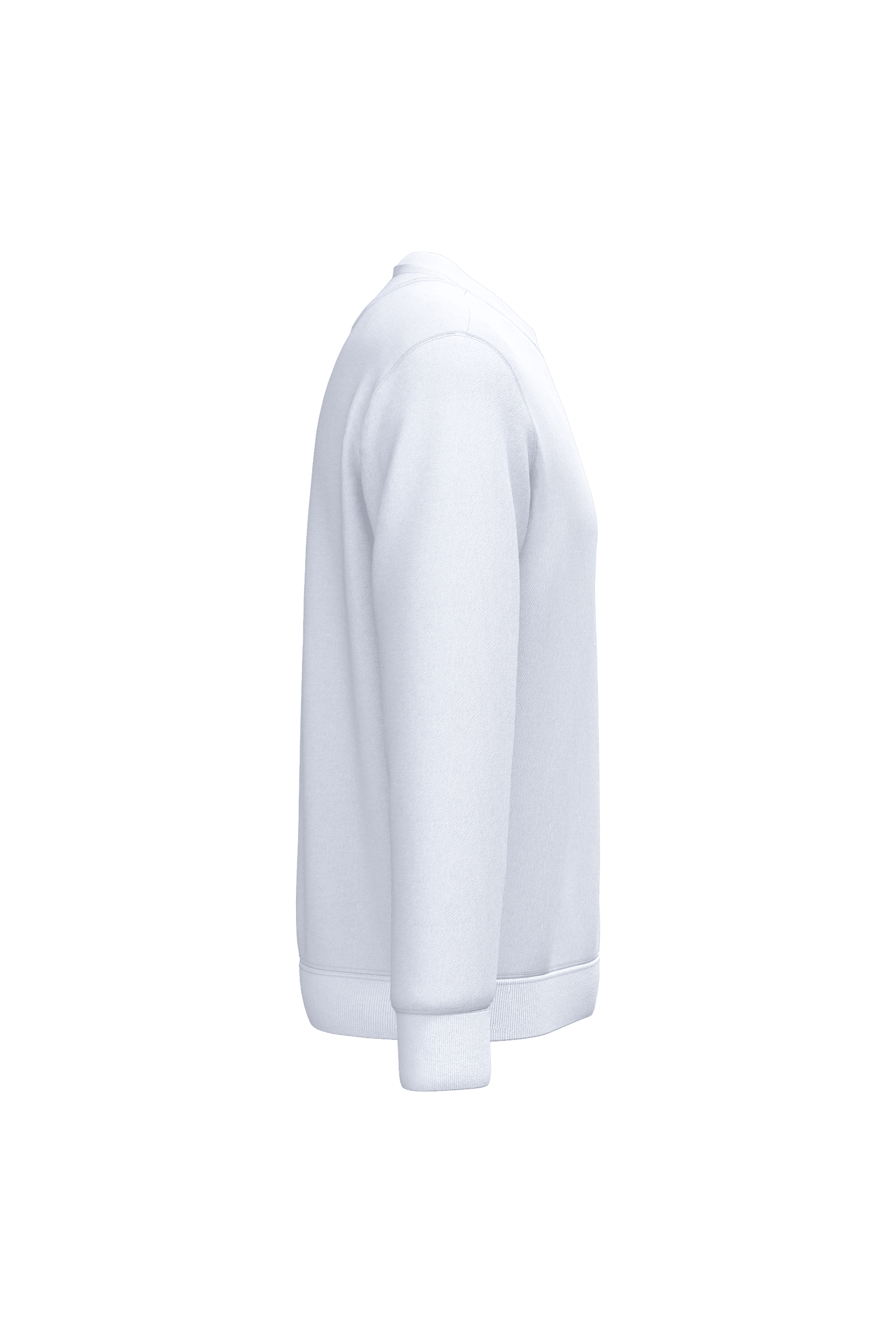Native Spirit NS400 Bio-Sweatshirt White – Seitenansicht
