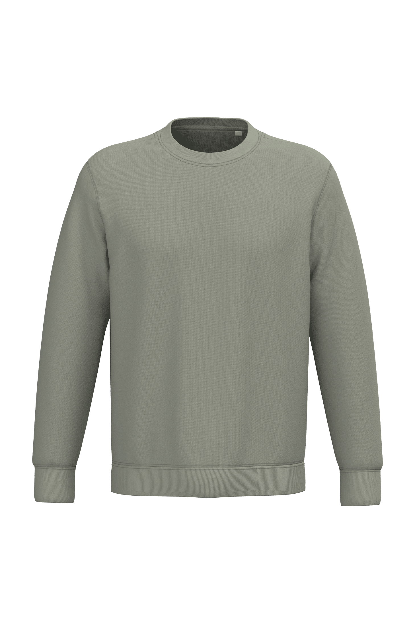 Native Spirit NS400 Bio-Sweatshirt Almond Green – Vorderseite