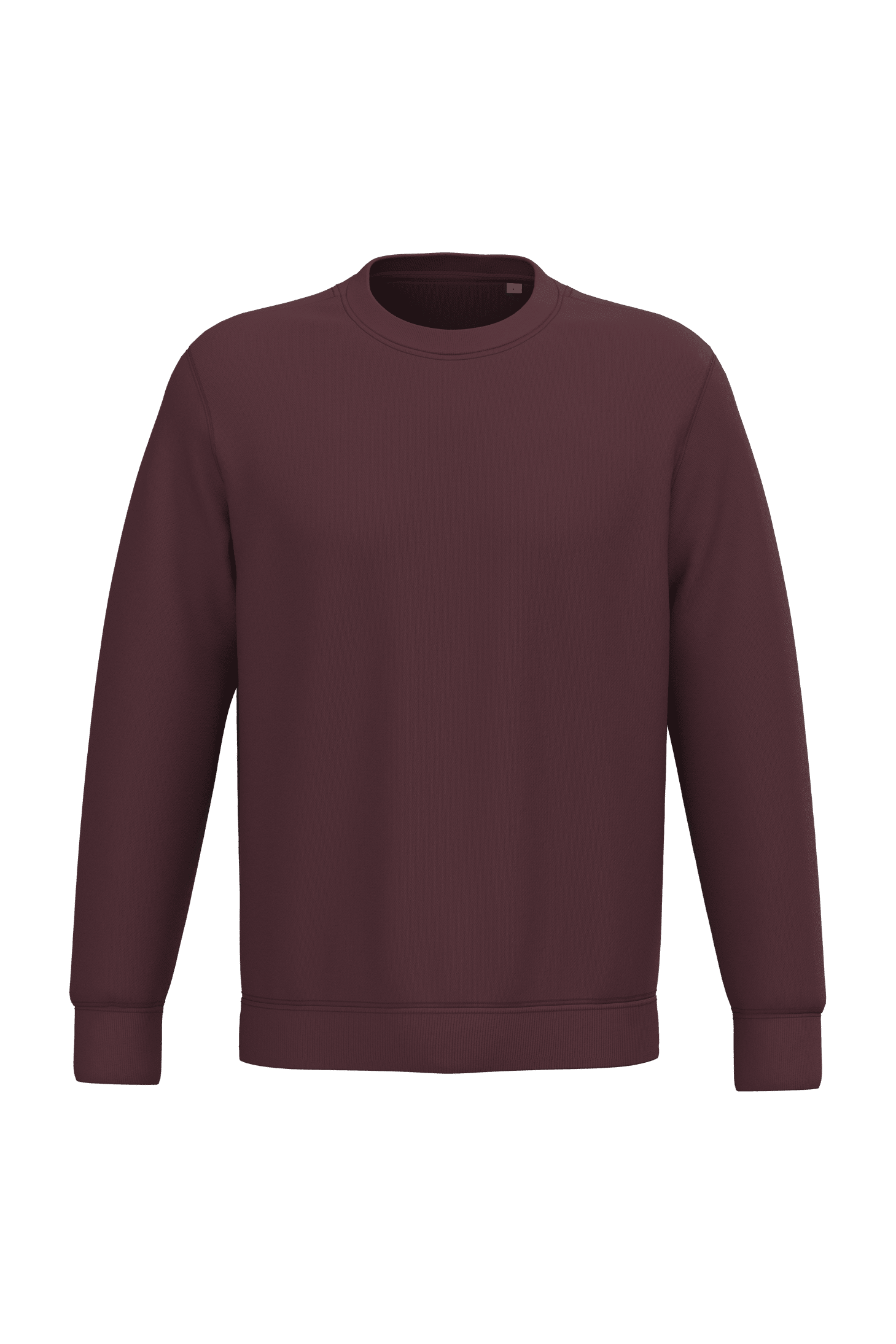Native Spirit NS400 Bio-Sweatshirt Dark Cherry – Vorderseite